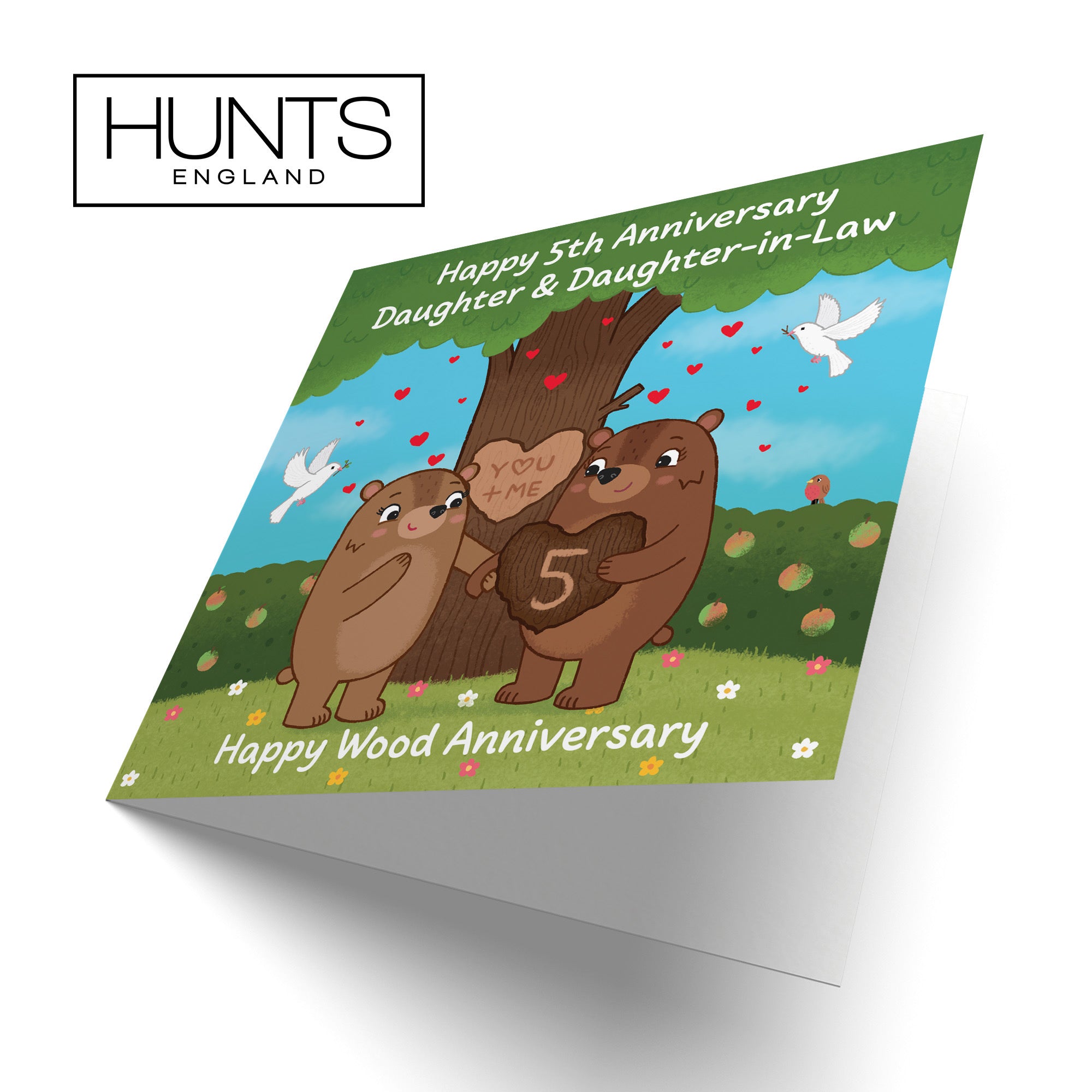 5th Daughter And Daughter In Law Anniversary Card Love Story - Default Title (B0DHW89Y8P)