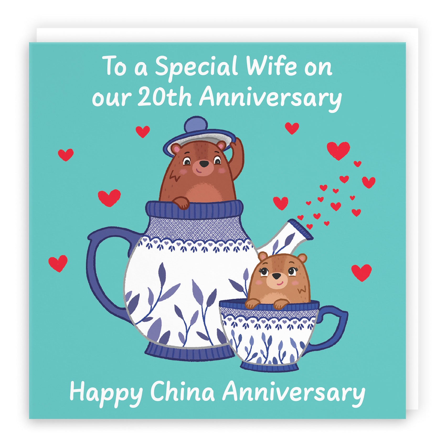 20th Wife Anniversary Card Love Story - Default Title (B0DHW8B1T3)