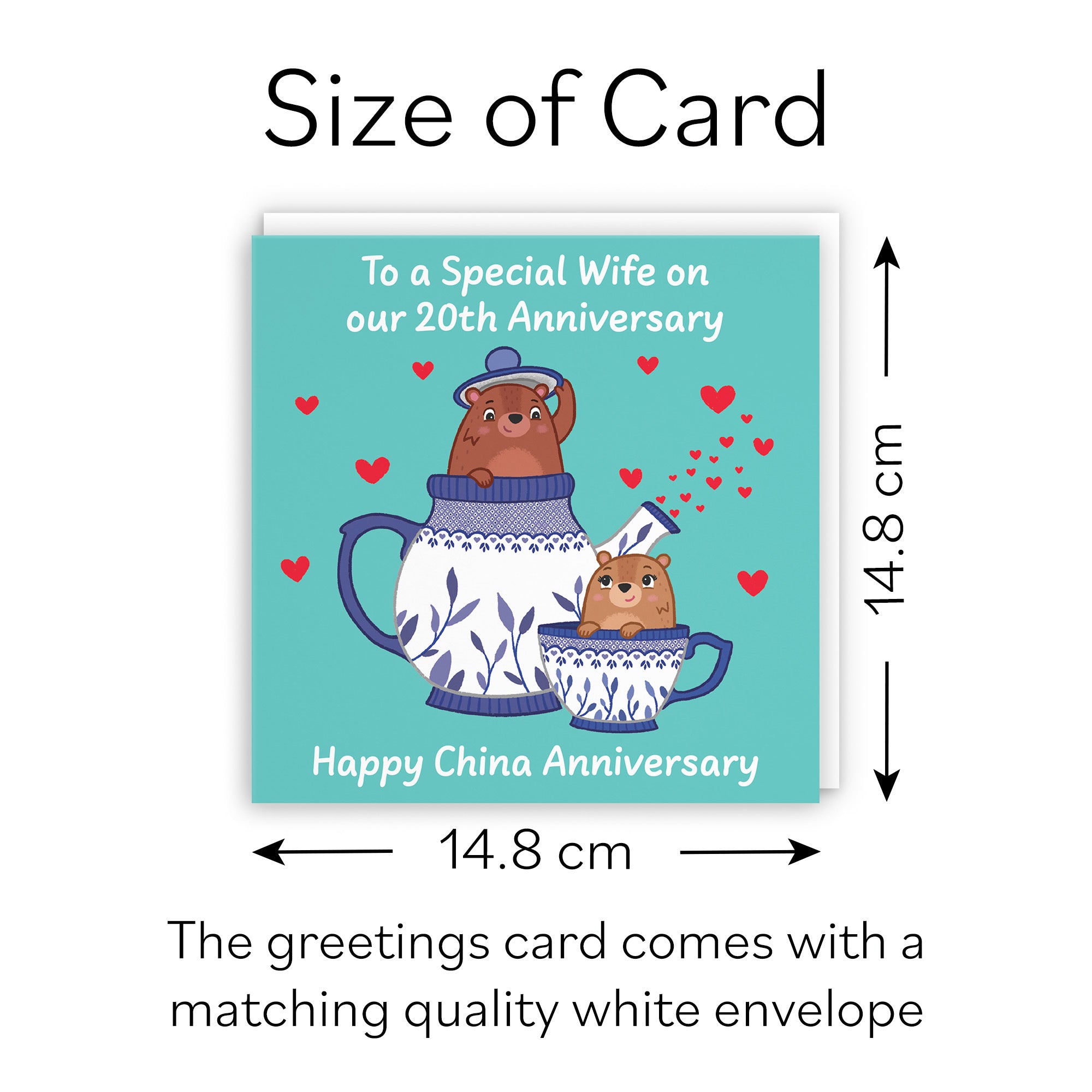 20th Wife Anniversary Card Love Story - Default Title (B0DHW8B1T3)