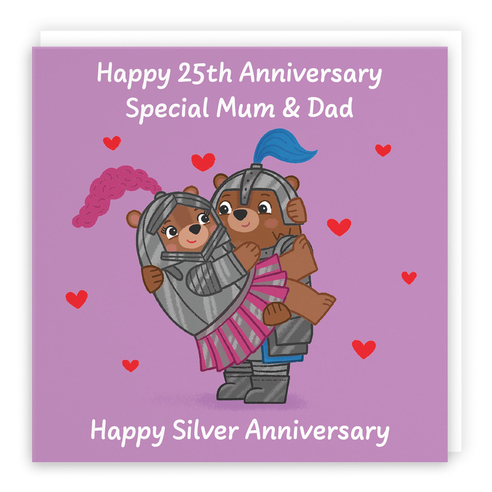 25th Mum And Dad Anniversary Card Love Story - Default Title (B0DHW8DQMR)