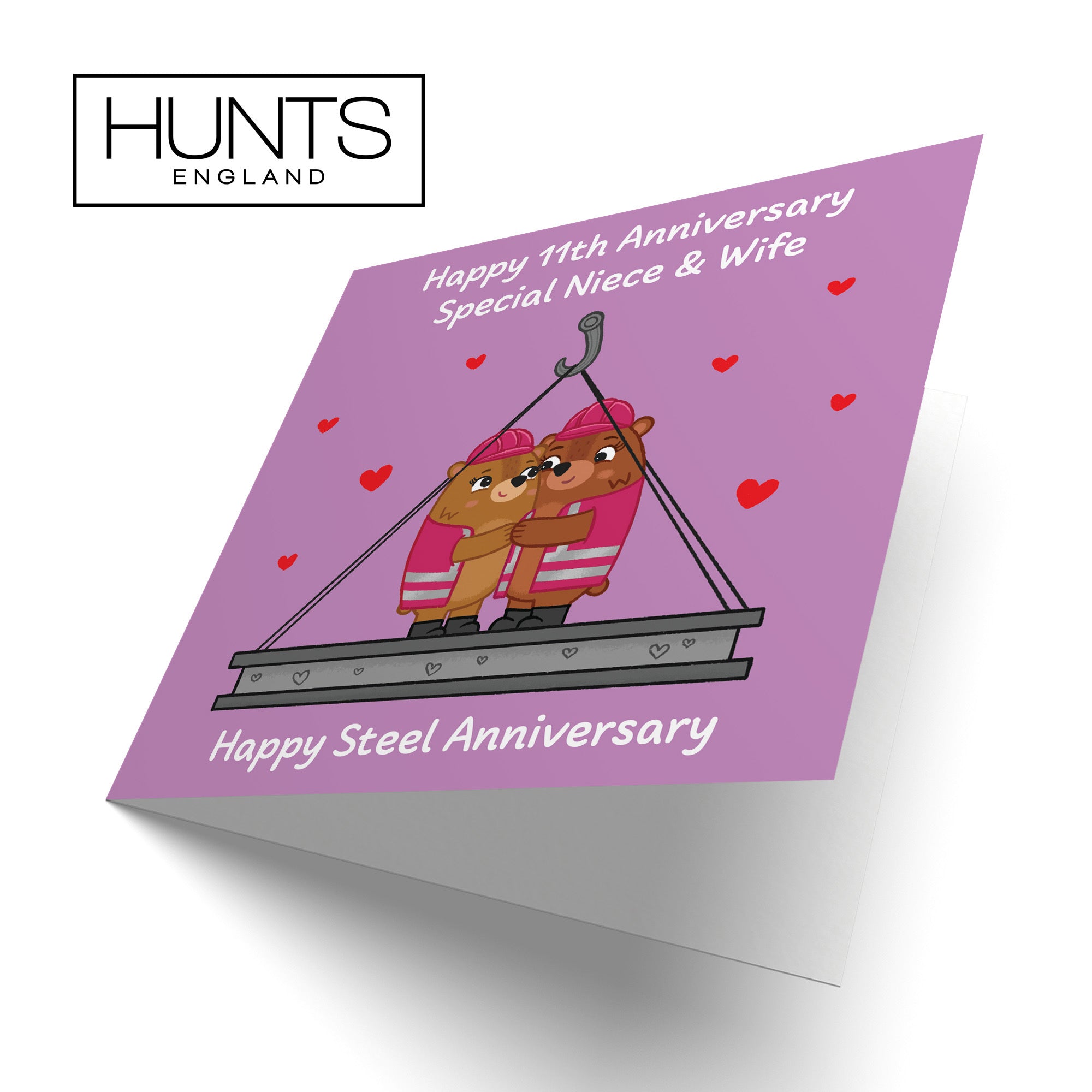 11th Niece And Wife Anniversary Card Love Story - Default Title (B0DHW8FLGR)