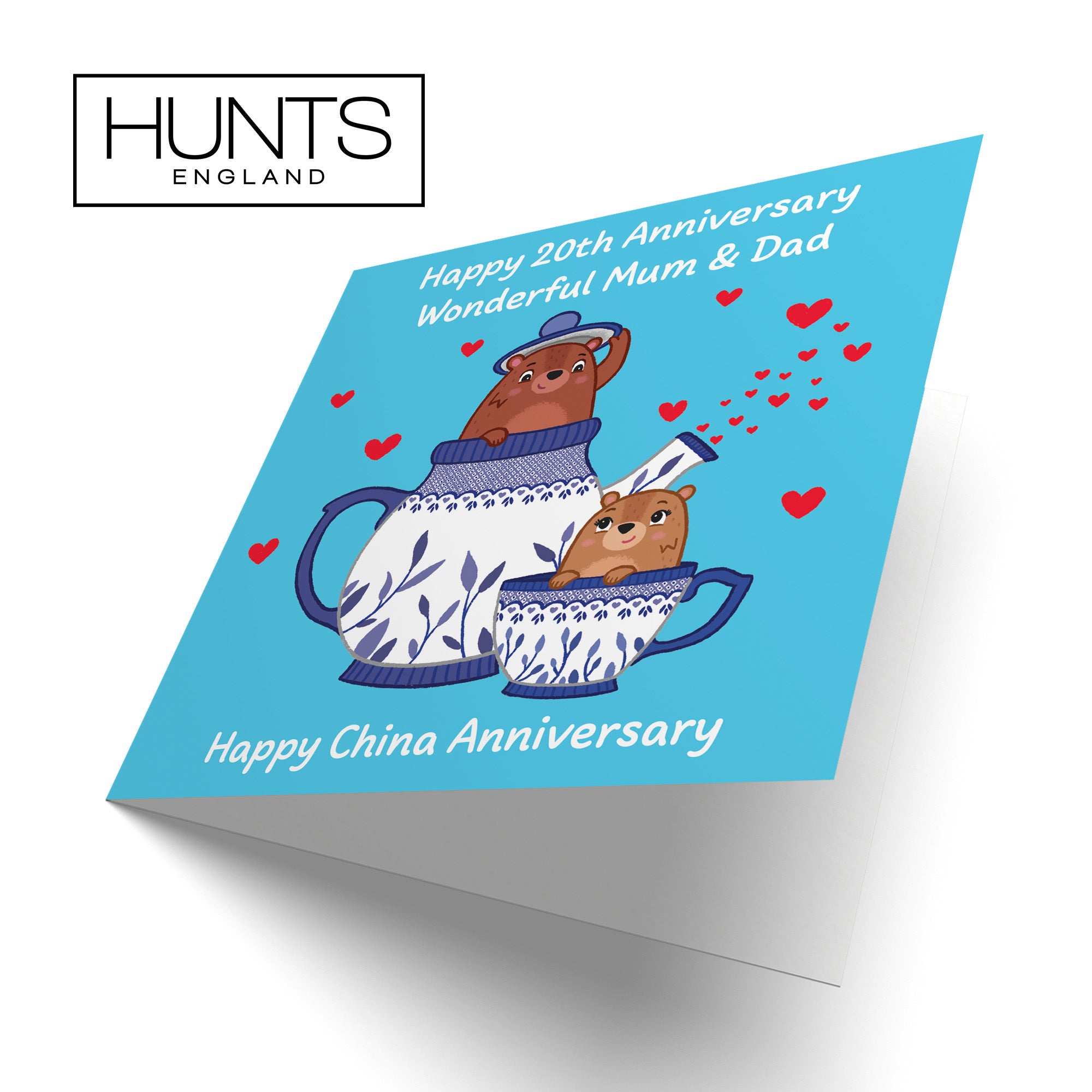 20th Mum And Dad Anniversary Card Love Story - Default Title (B0DHW8K21K)