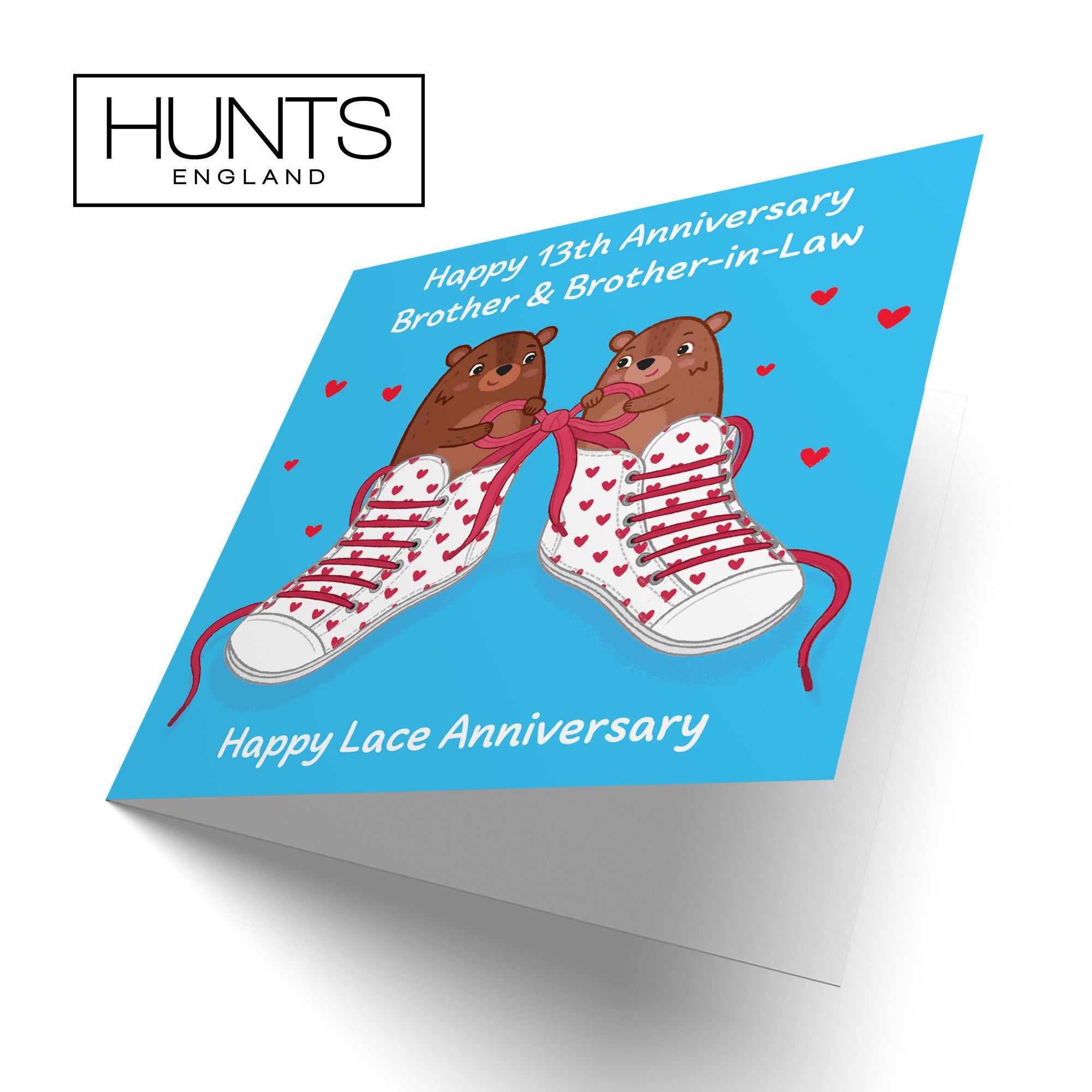 13th Brother And Brother In Law Anniversary Card Love Story - Default Title (B0DHW8L4TR)