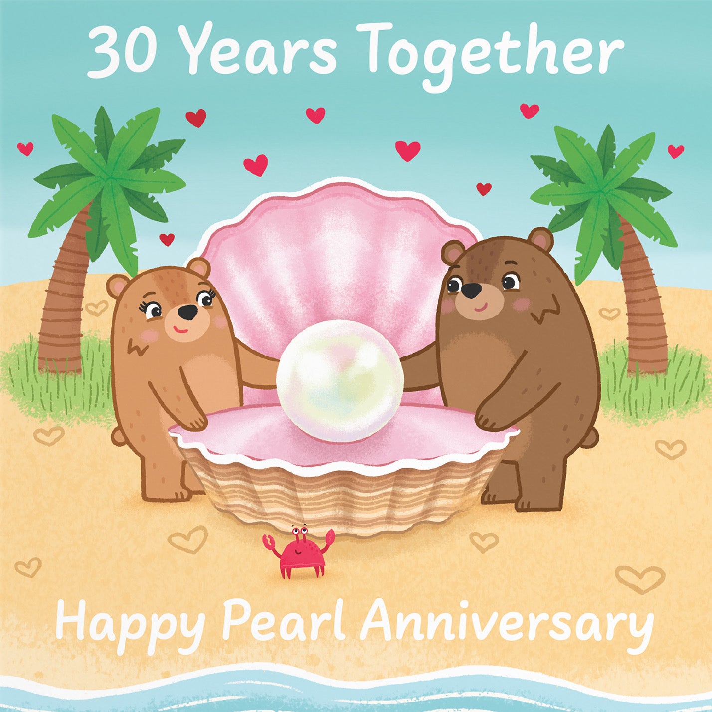 30th Anniversary Card Love Story - Default Title (B0DHW8P8L1)