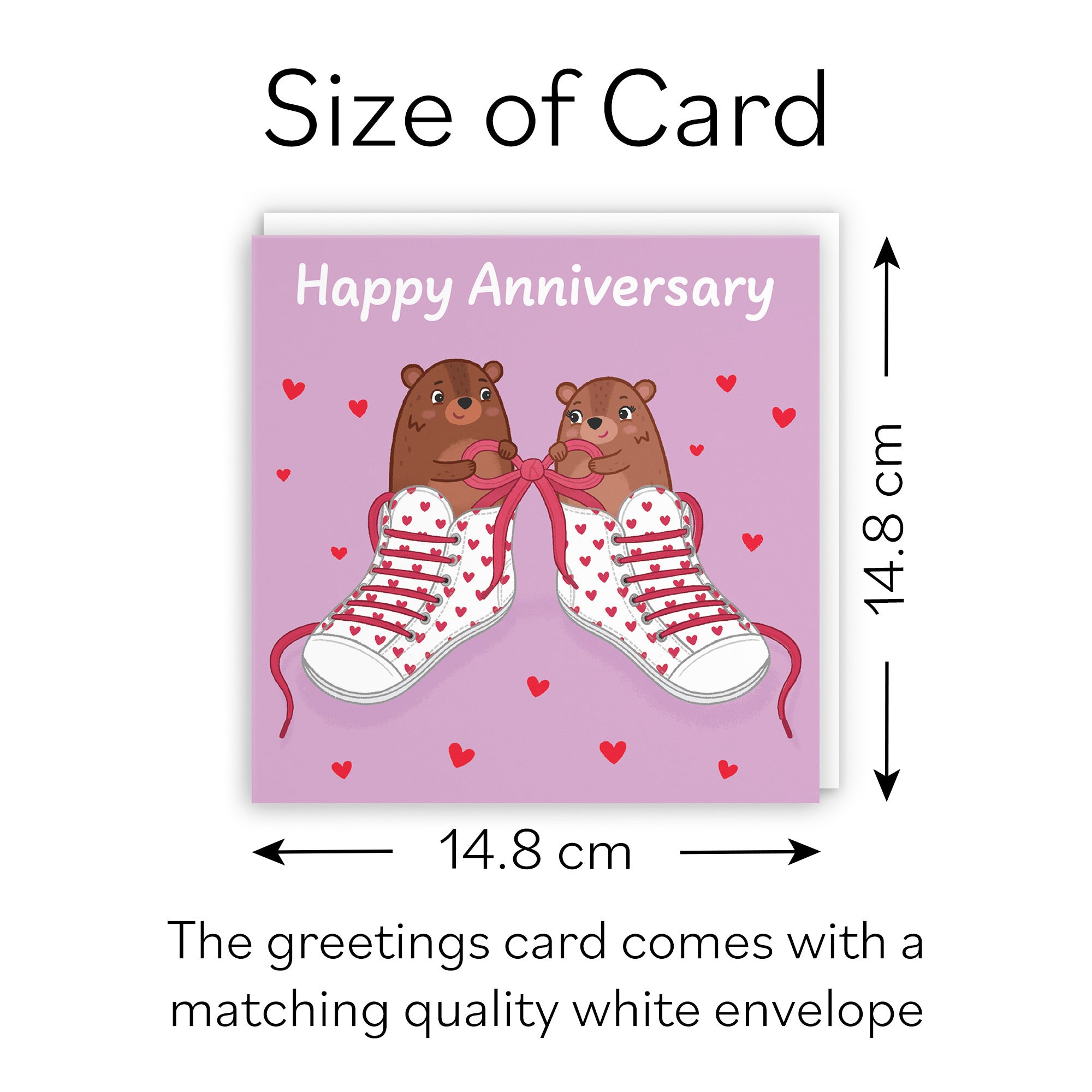 Love Laces Anniversary Card Love Story - Default Title (B0DHW8PCPB)