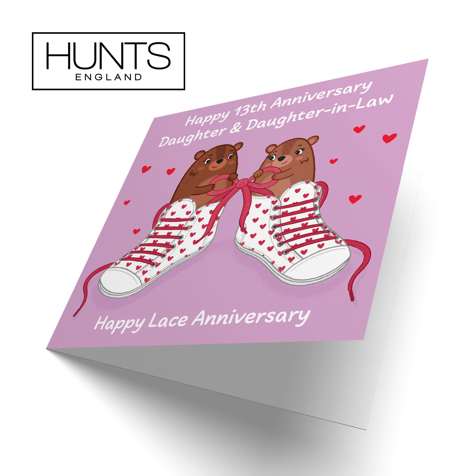 13th Daughter And Daughter In Law Anniversary Card Love Story - Default Title (B0DHW8QH8X)