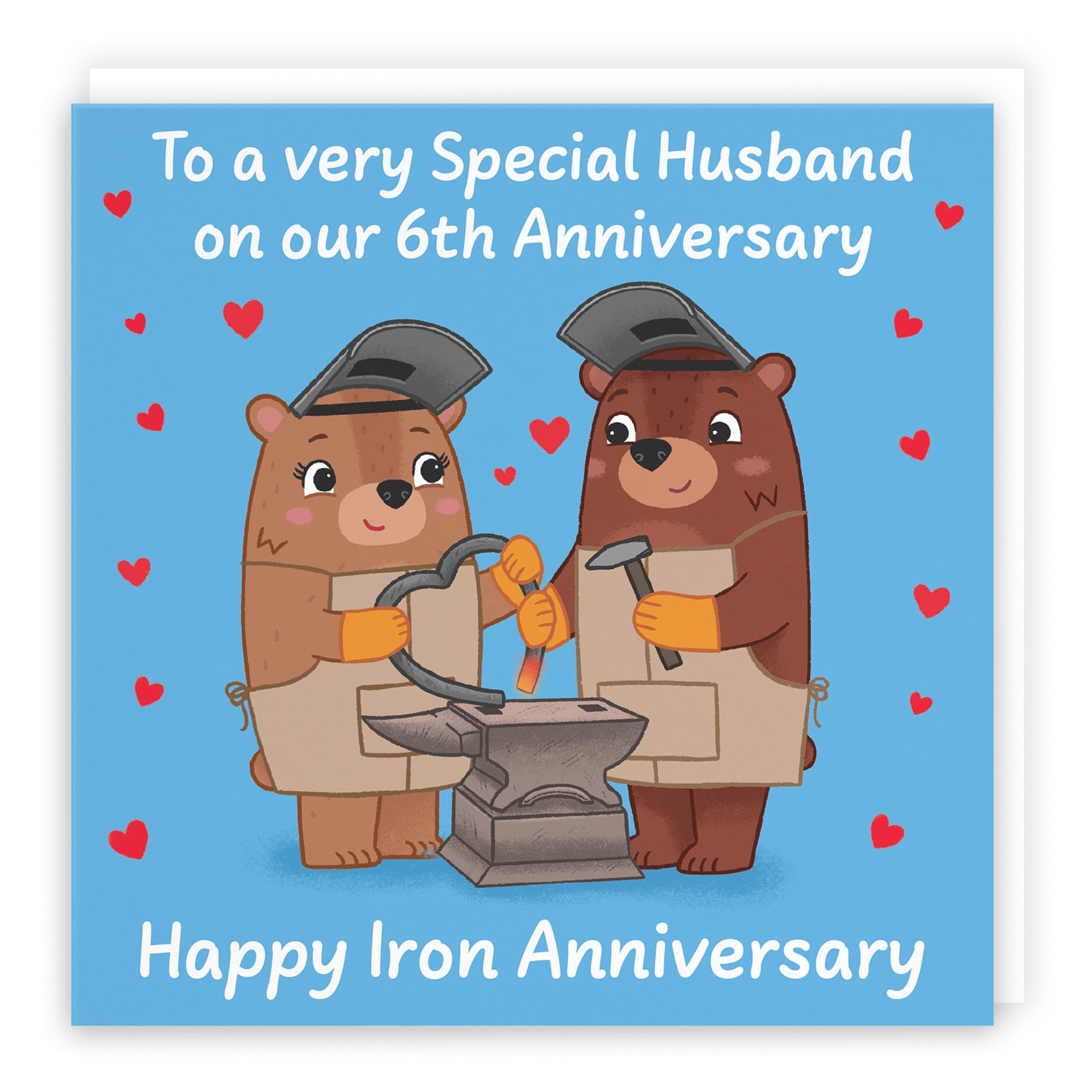 6th Husband Anniversary Card Love Story - Default Title (B0DHW8QH8Z)