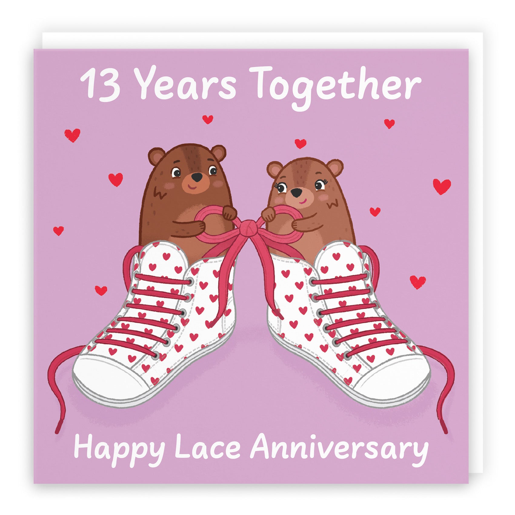 13th Anniversary Card Love Story - Default Title (B0DHW8TWN3)