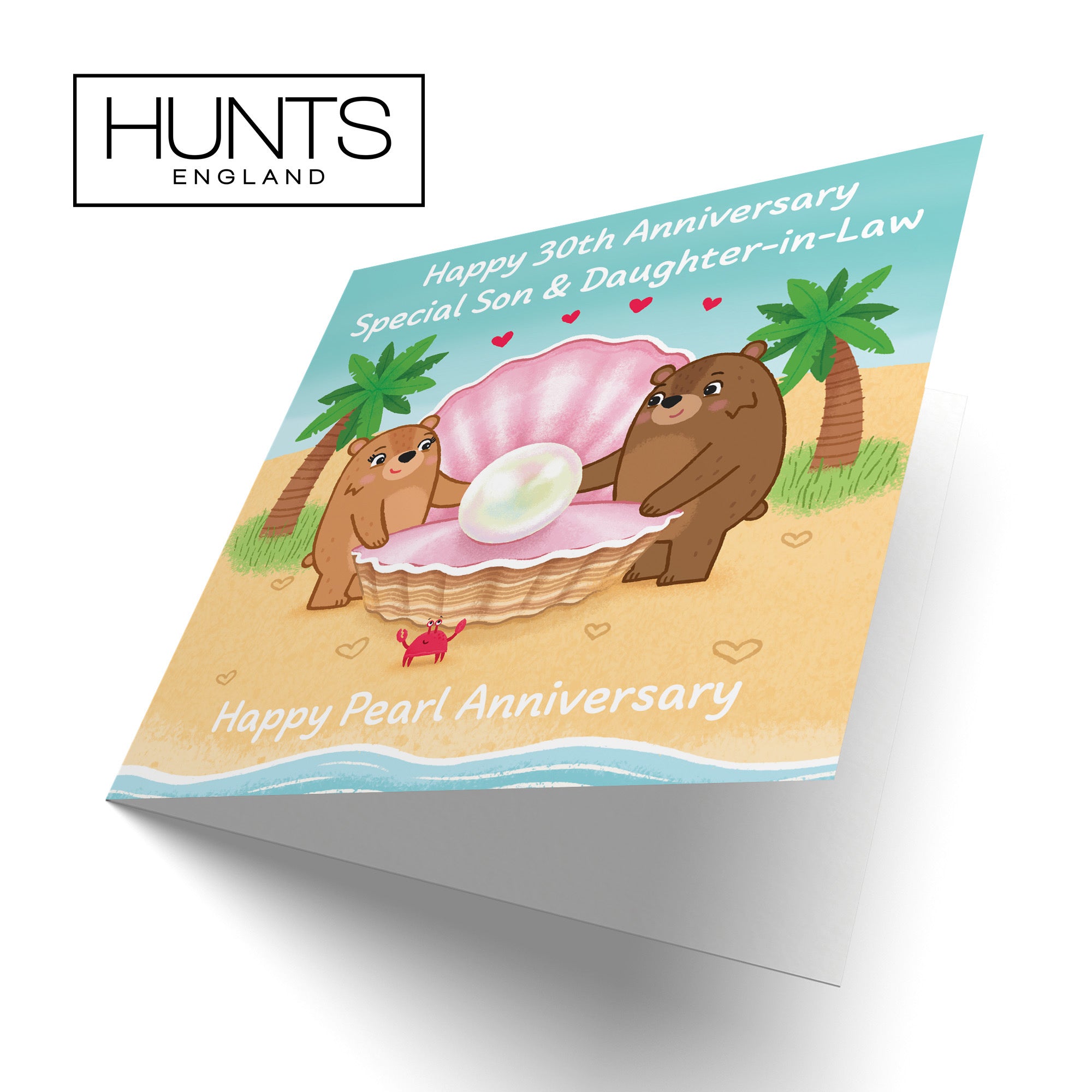 30th Son And Daughter In Law Anniversary Card Love Story - Default Title (B0DHW8X53V)