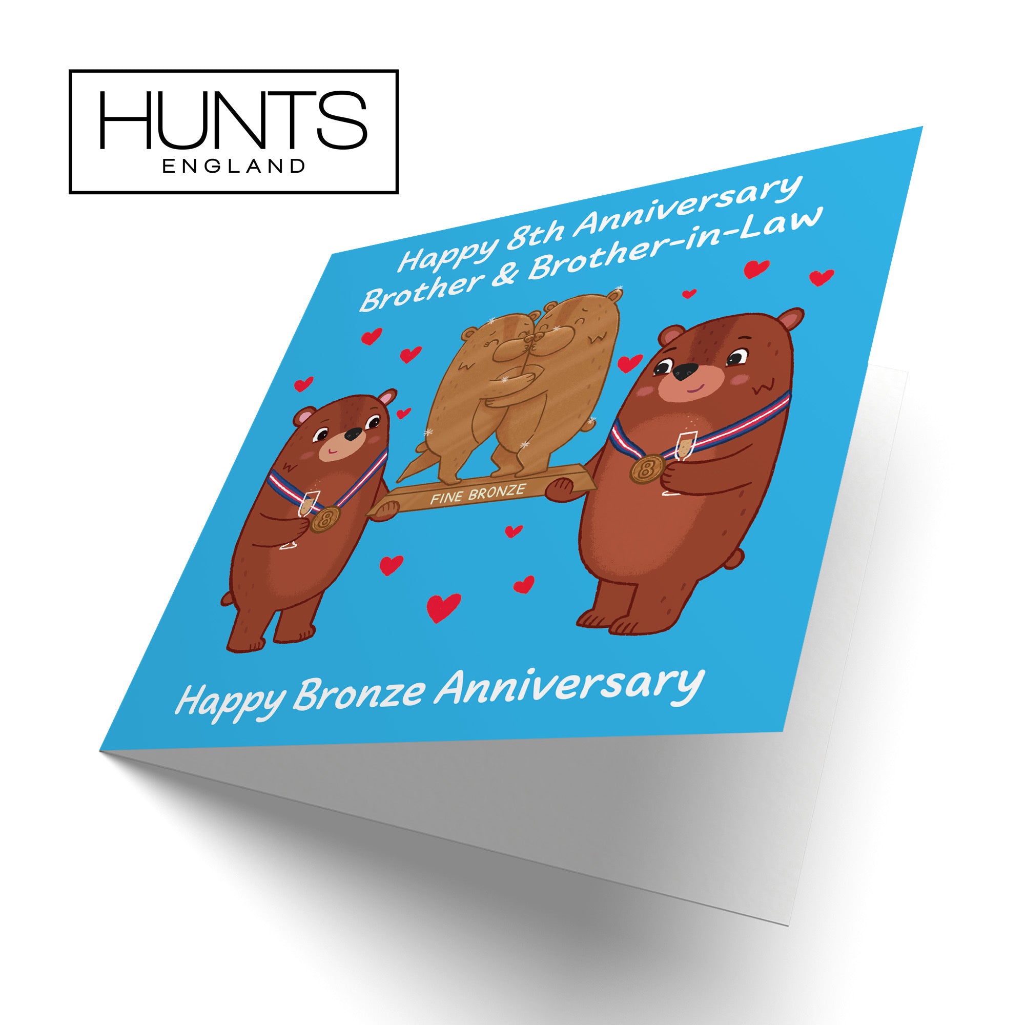 8th Brother And Brother In Law Anniversary Card Love Story - Default Title (B0DHW8XBCP)