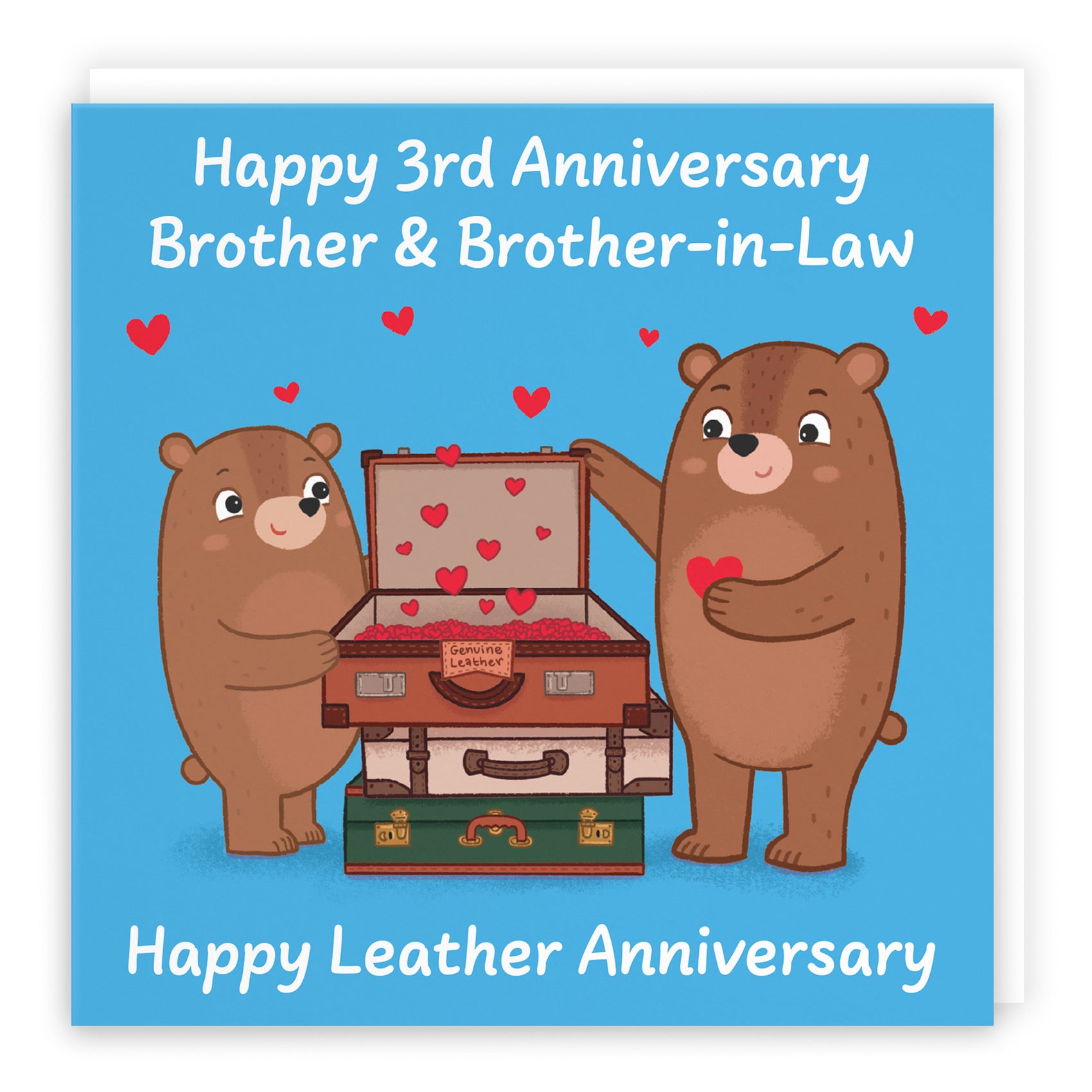 3rd Brother And Brother In Law Anniversary Card Love Story - Default Title (B0DHW8XRSN)