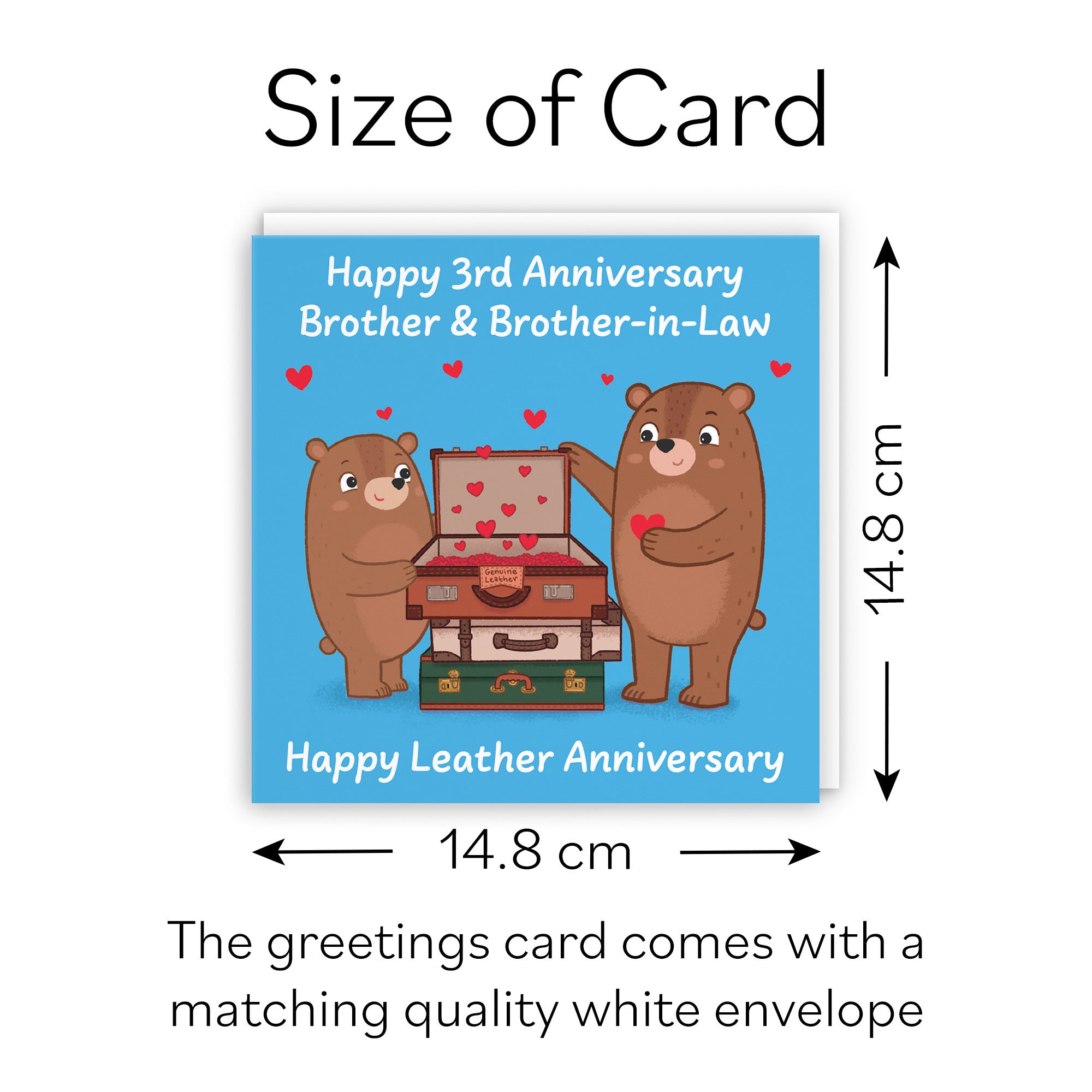 3rd Brother And Brother In Law Anniversary Card Love Story - Default Title (B0DHW8XRSN)