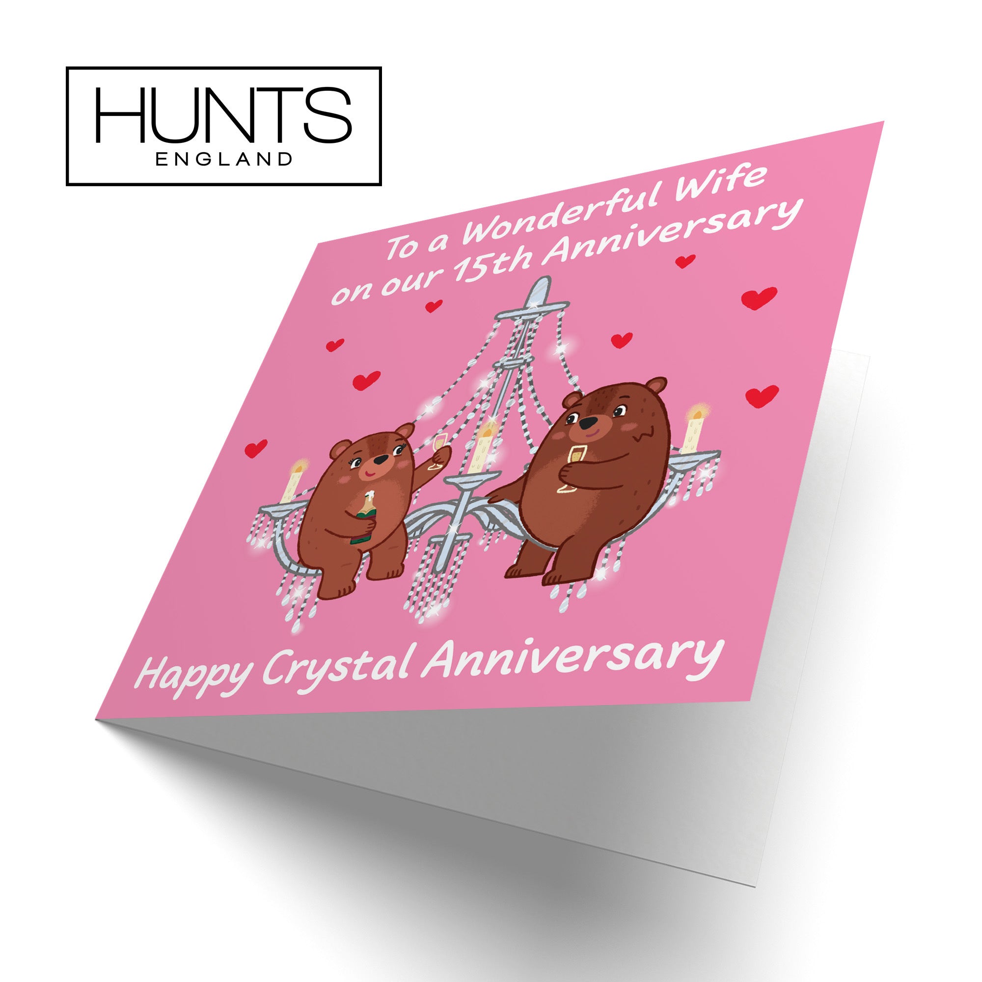 15th Wife Anniversary Card Love Story - Default Title (B0DHW8XYZ7)