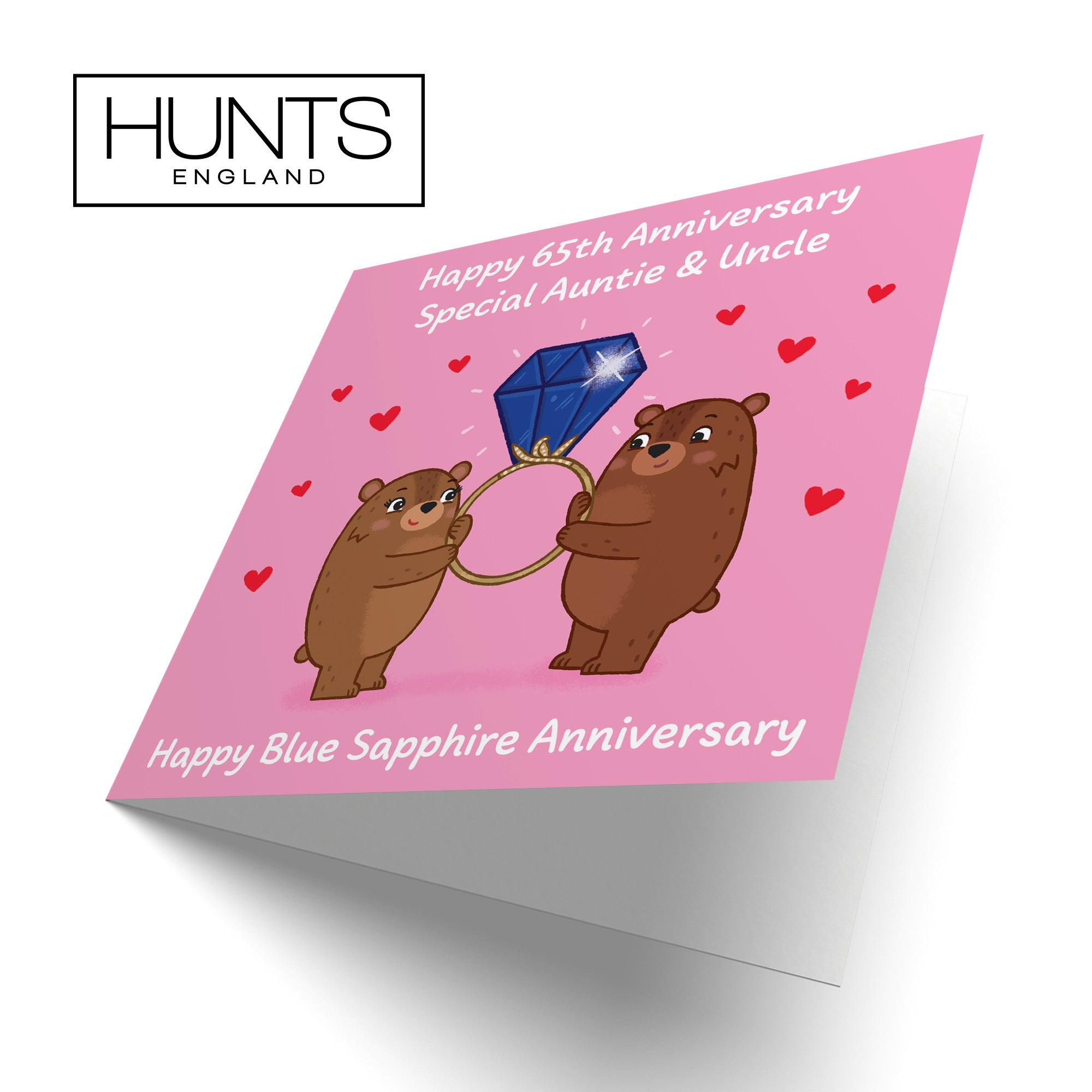 65th Auntie And Uncle Anniversary Card Love Story - Default Title (B0DHW8YJZX)