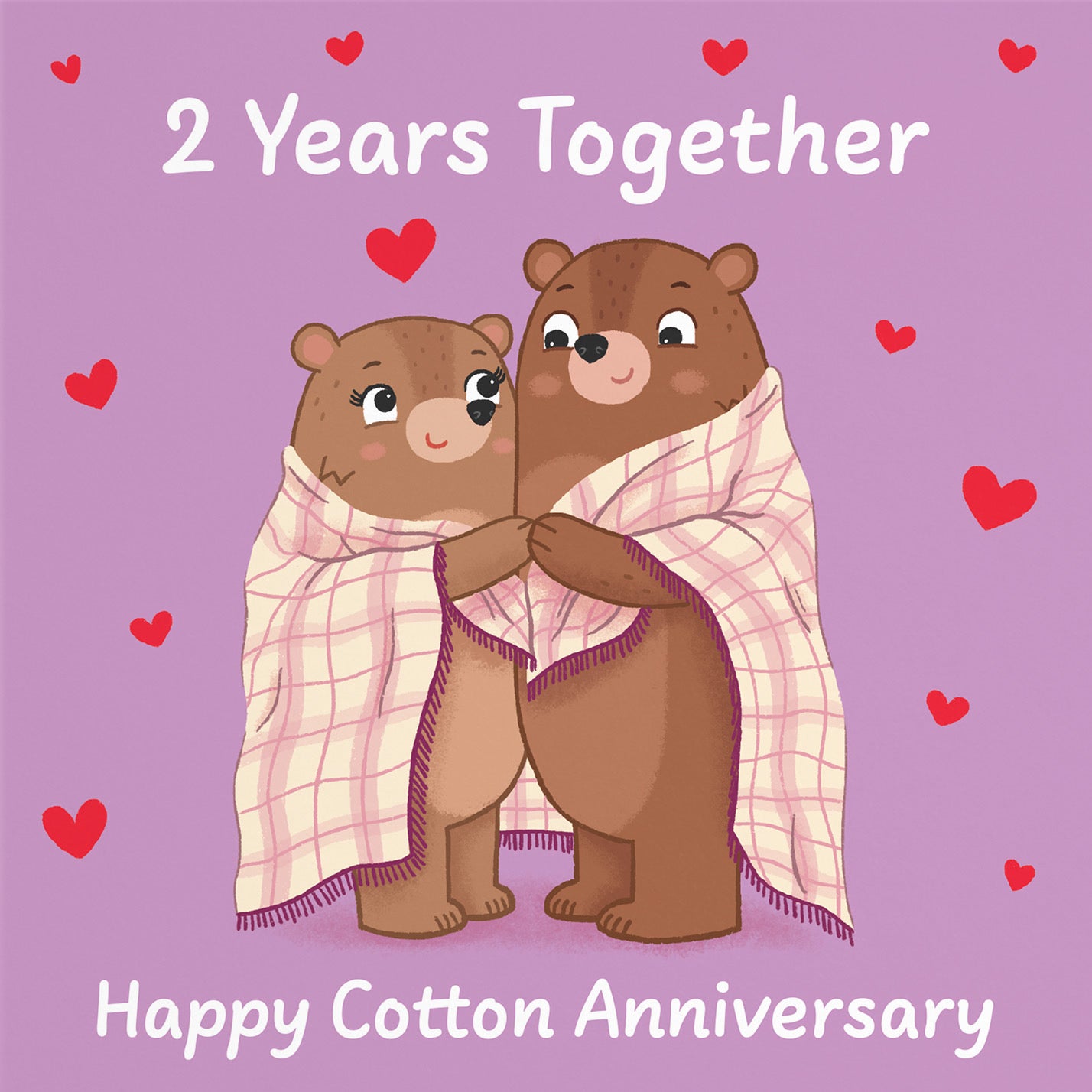 2nd Anniversary Card Love Story - Default Title (B0DHW8ZJXD)