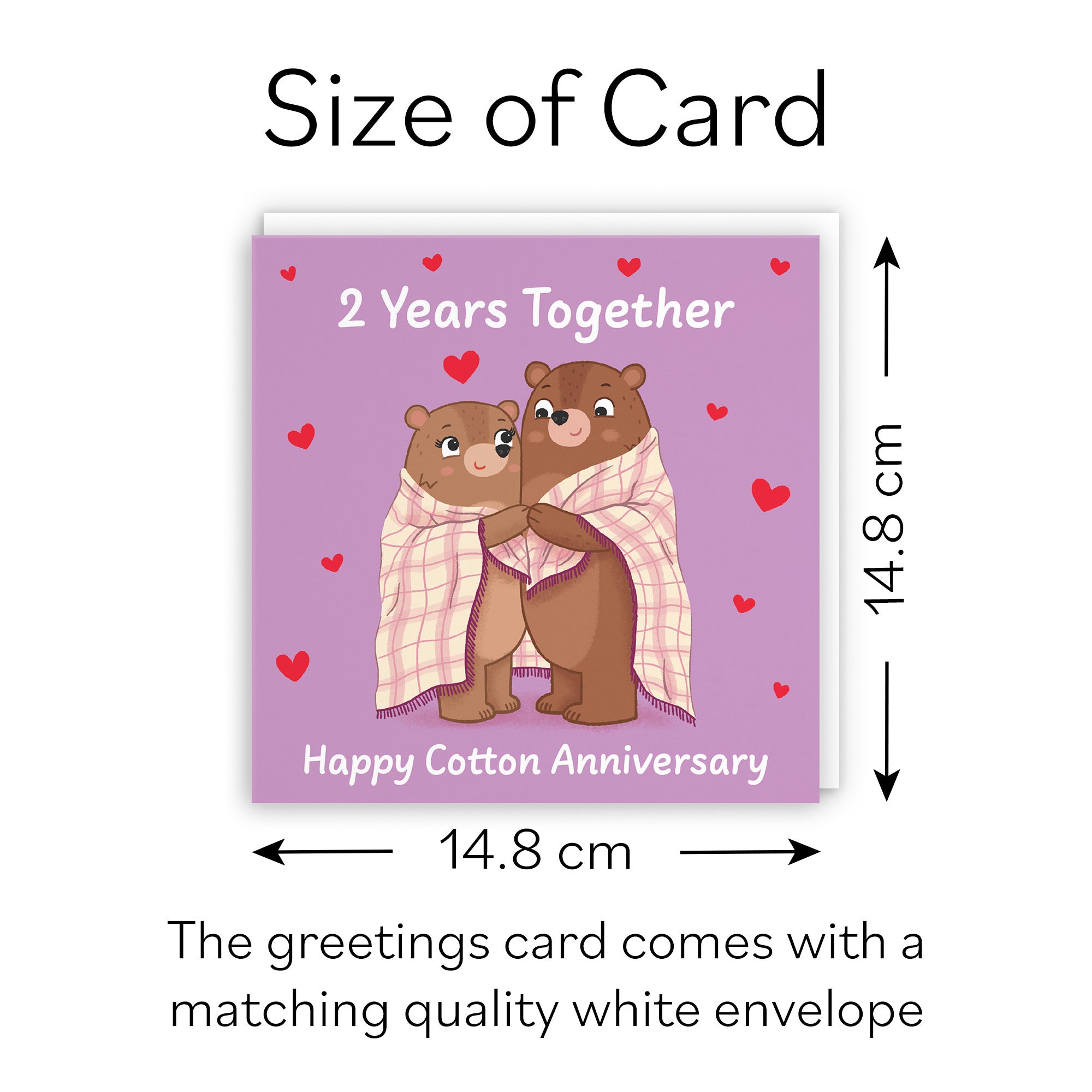 2nd Anniversary Card Love Story - Default Title (B0DHW8ZJXD)