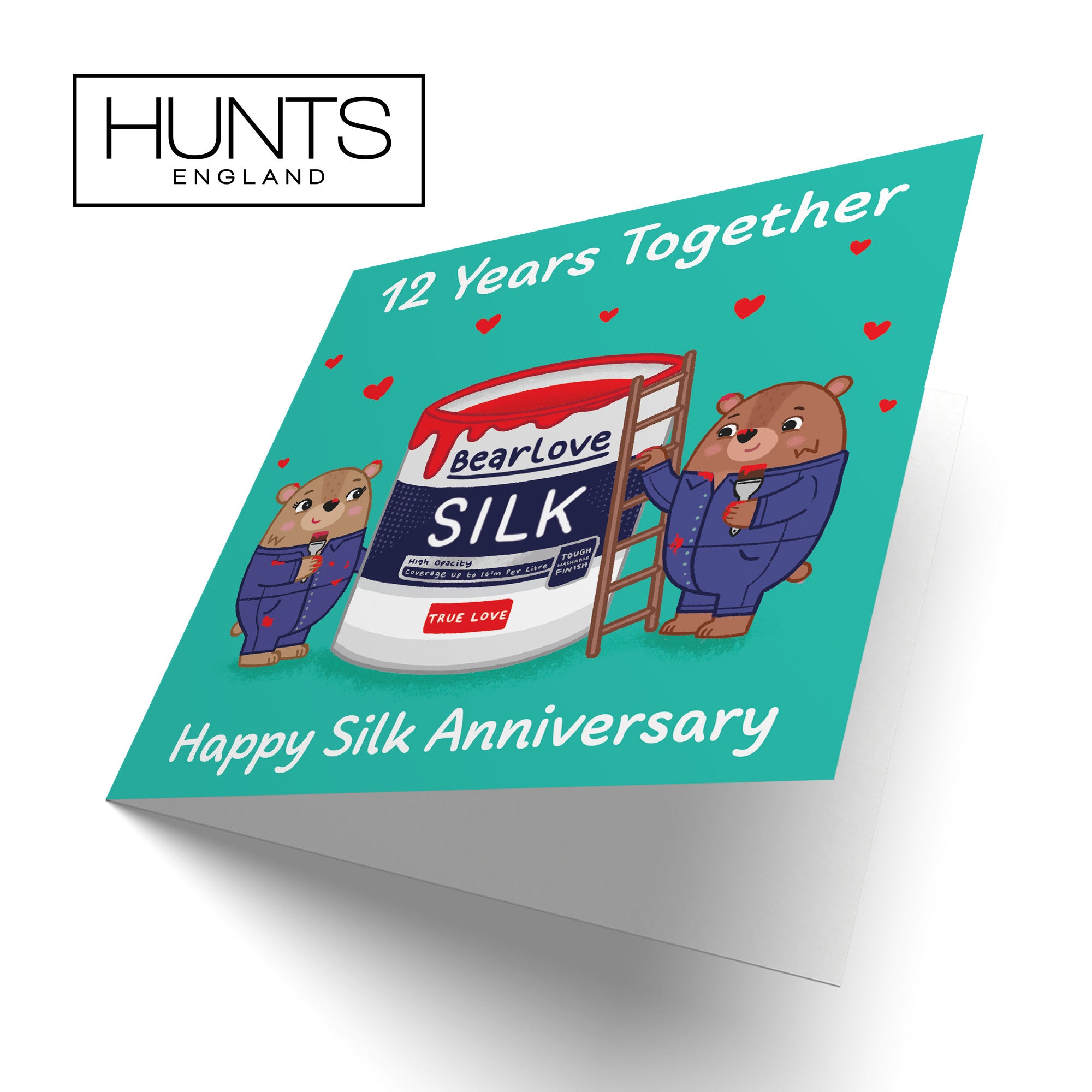 12th Anniversary Card Love Story - Default Title (B0DHW917KW)