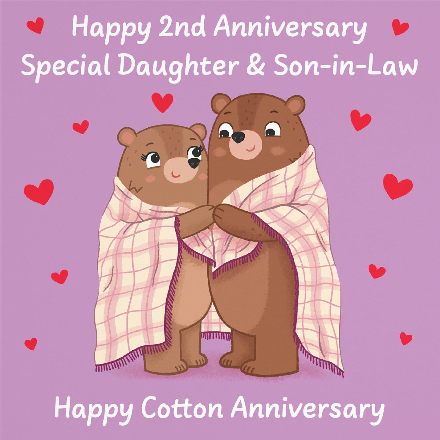 2nd Daughter And Son In Law Anniversary Card Love Story - Default Title (B0DHW91SDM)