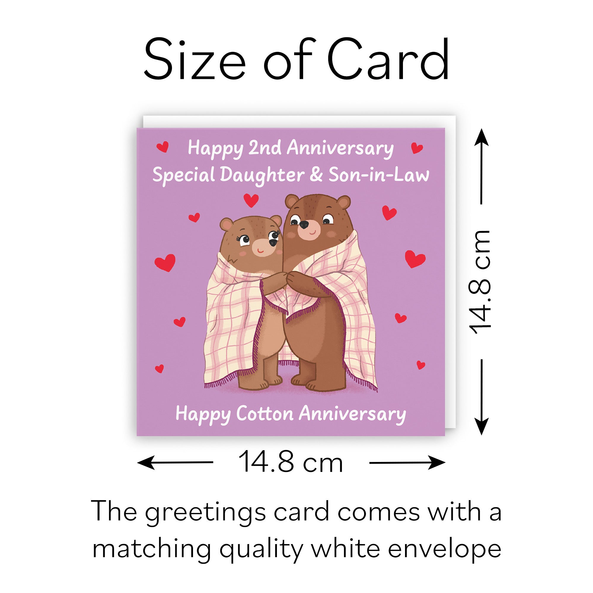 2nd Daughter And Son In Law Anniversary Card Love Story - Default Title (B0DHW91SDM)