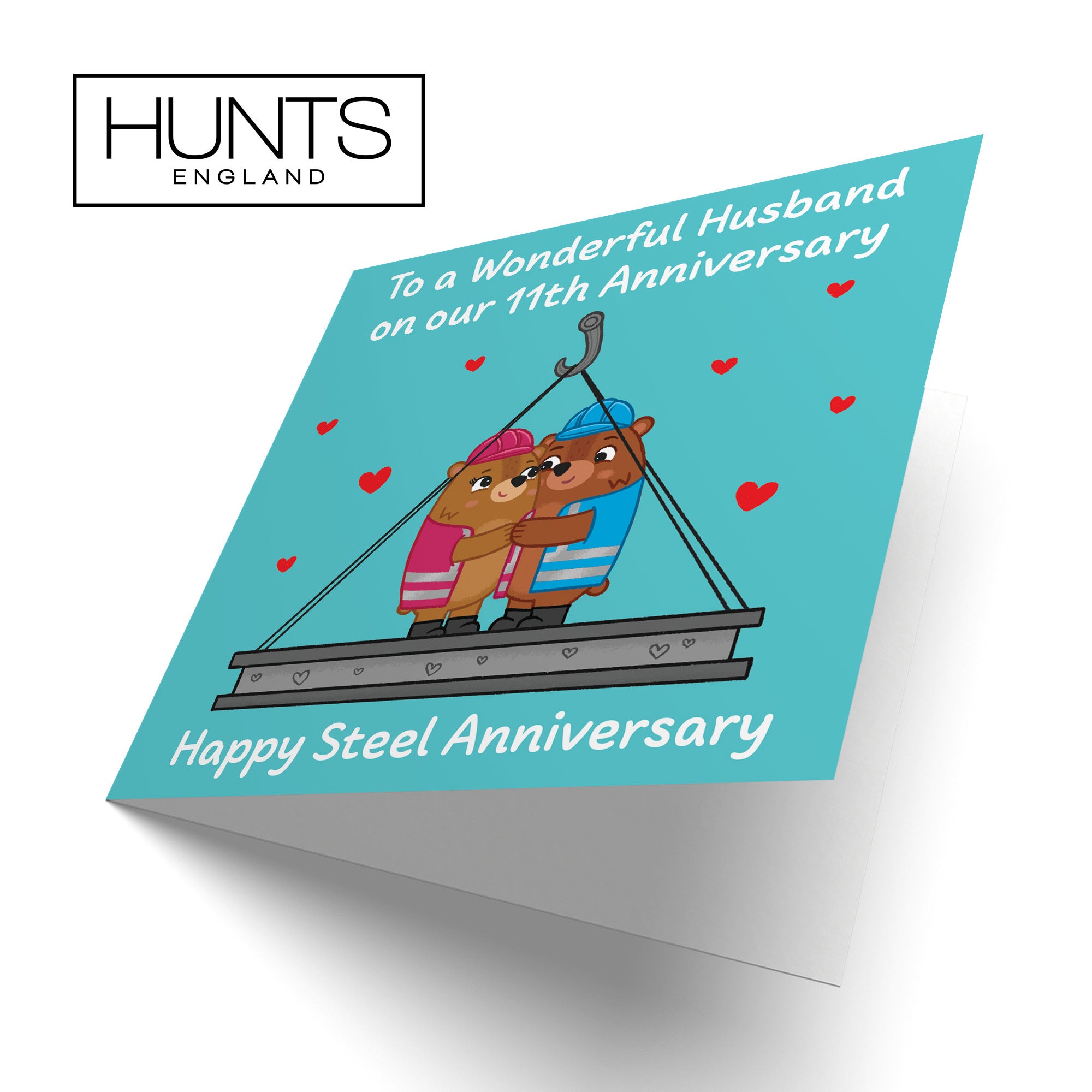 11th Husband Anniversary Card Love Story - Default Title (B0DHW921KL)