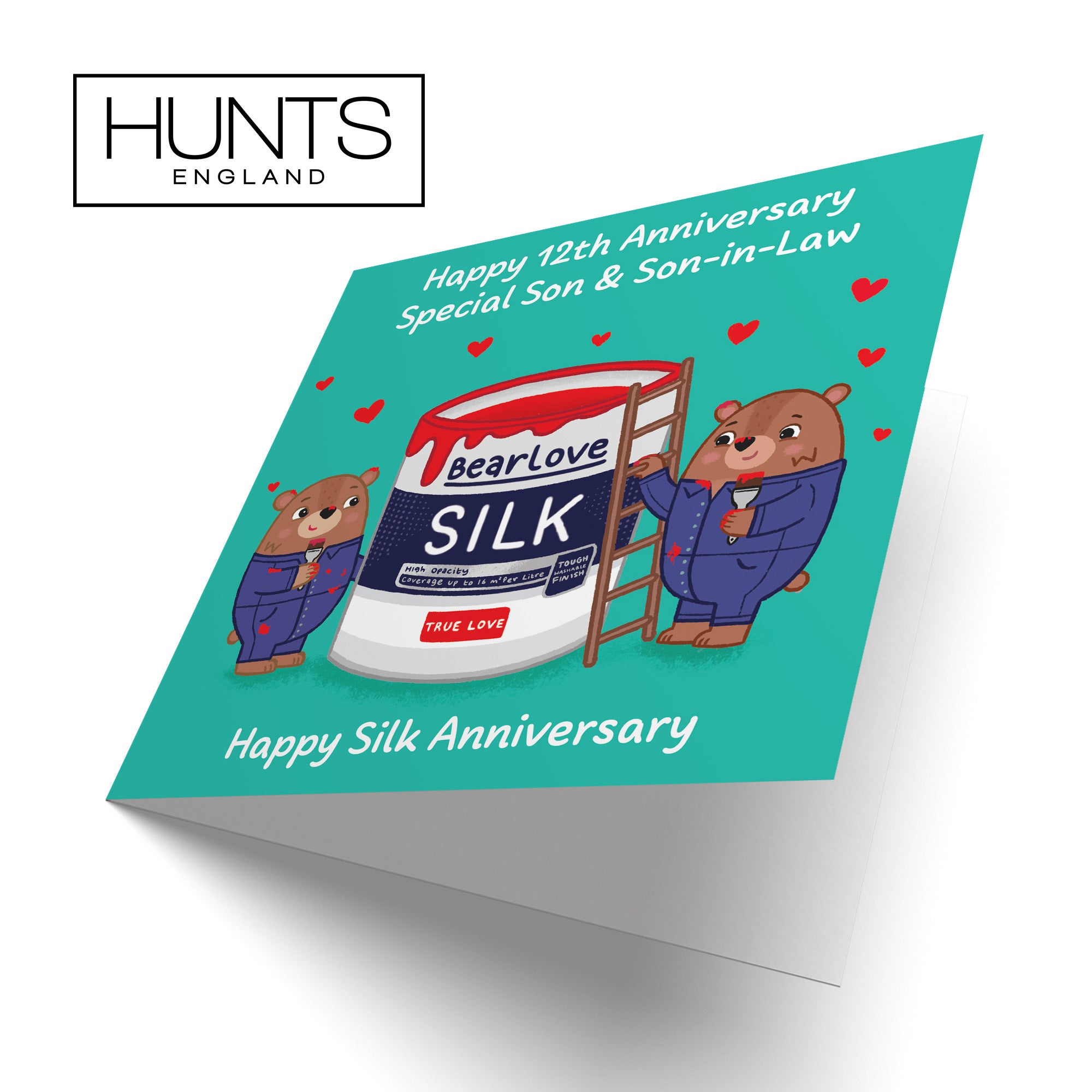 12th Son And Son In Law Anniversary Card Love Story - Default Title (B0DHW9391M)