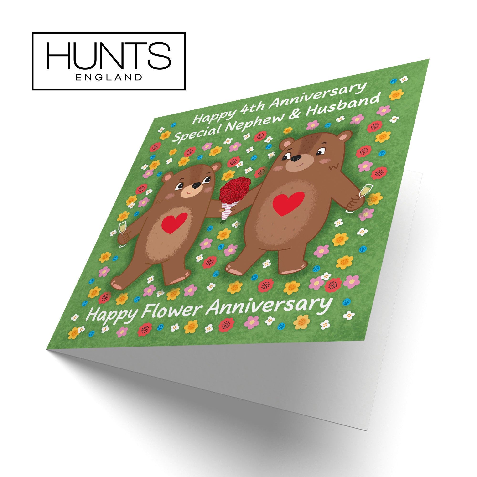 4th Nephew And Husband Anniversary Card Love Story - Default Title (B0DHW93WYB)