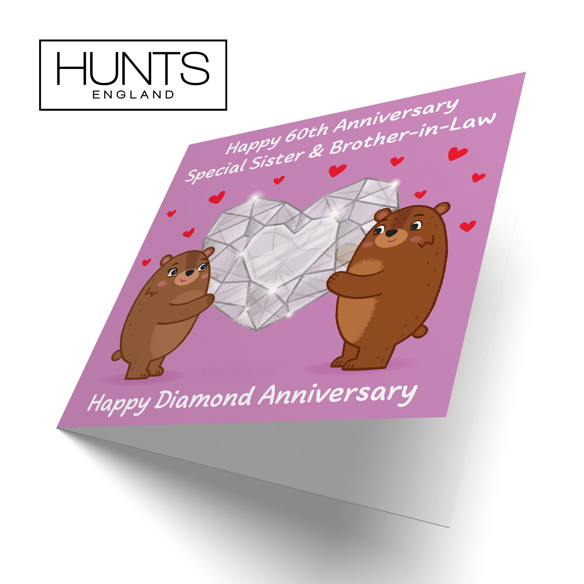 60th Sister And Brother In Law Anniversary Card Love Story - Default Title (B0DHW9428C)