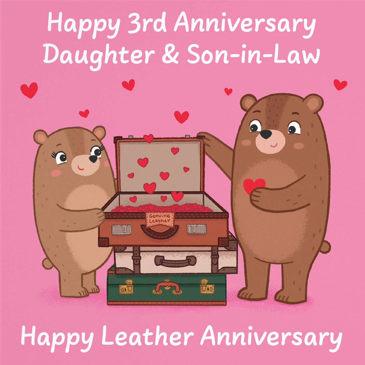 3rd Daughter And Son In Law Anniversary Card Love Story - Default Title (B0DHW95L2Y)