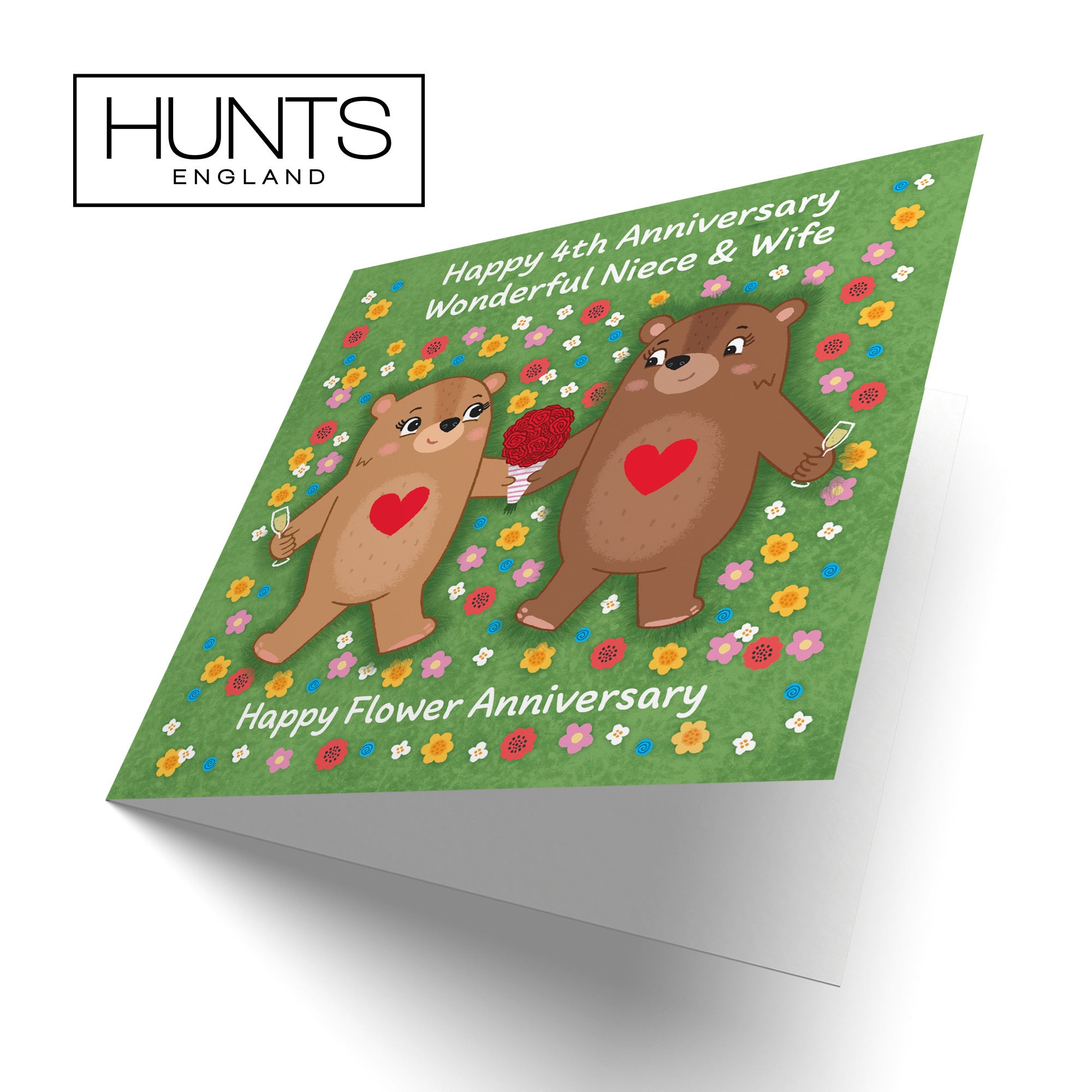 4th Niece And Wife Anniversary Card Love Story - Default Title (B0DHW9719D)