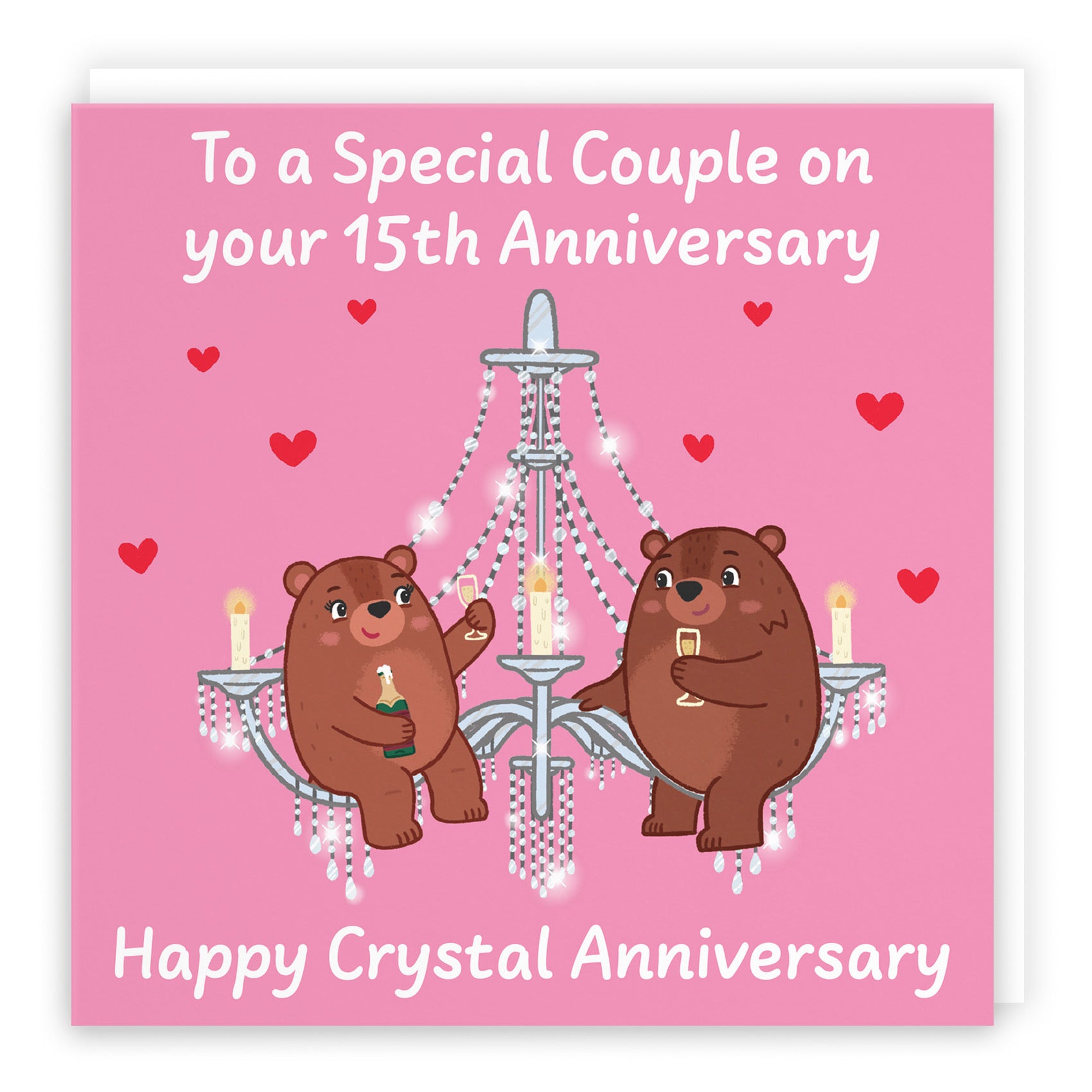 15th Couple Anniversary Card Love Story - Default Title (B0DHW9719H)