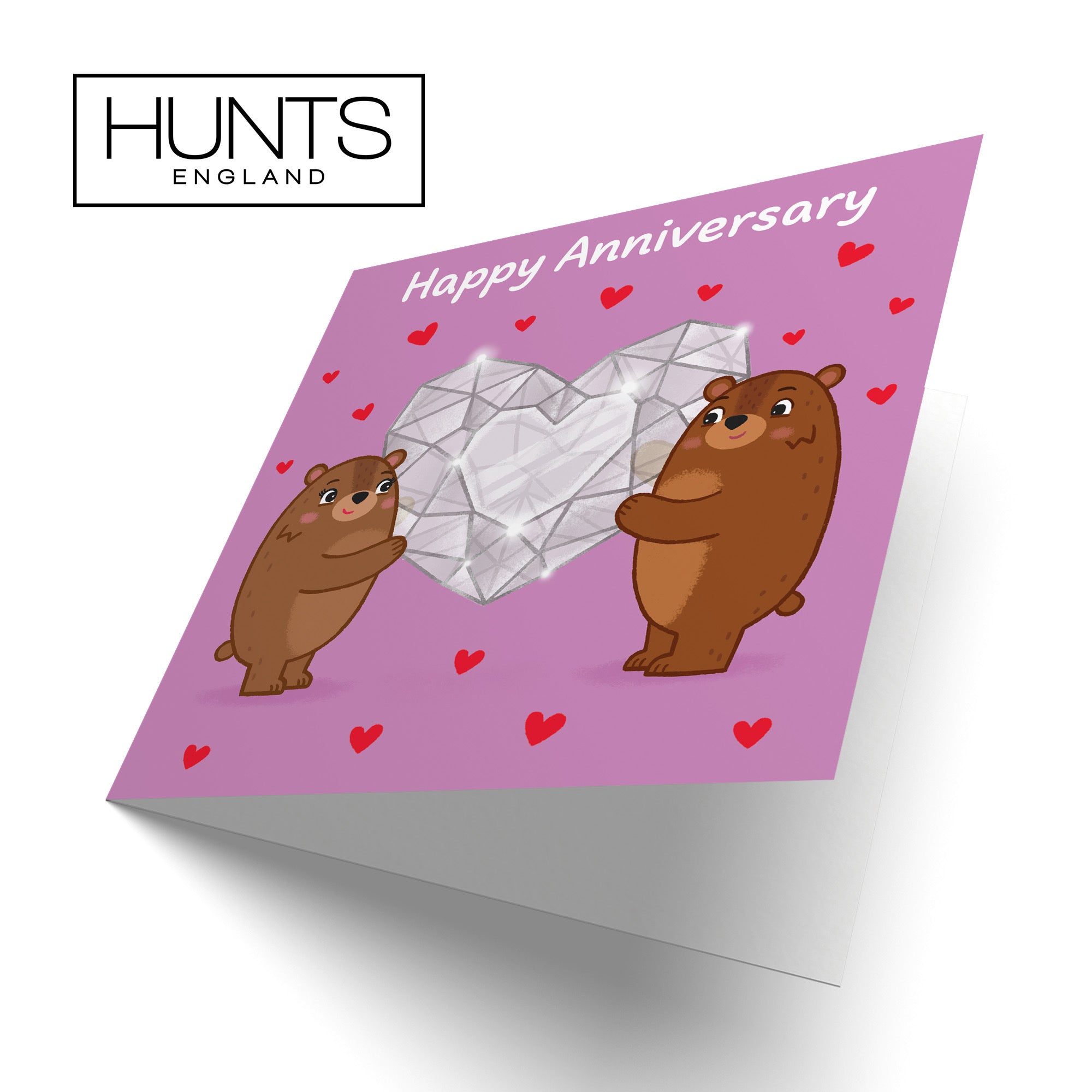 Sparkling Love Anniversary Card Love Story - Default Title (B0DHW972Y1)