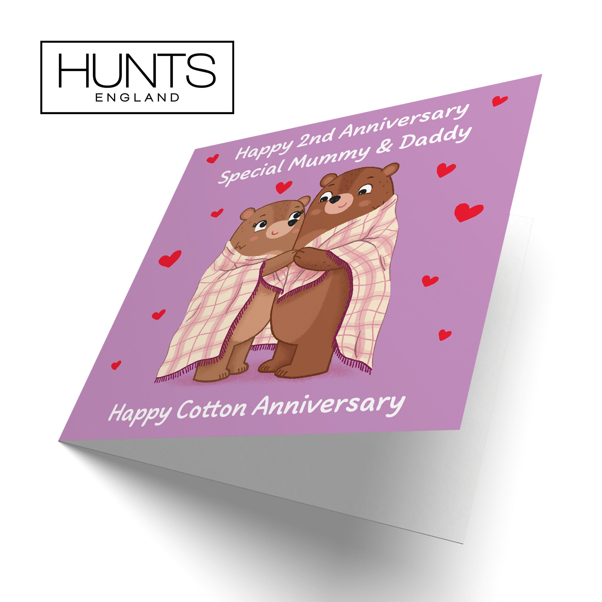 2nd Mummy And Daddy Anniversary Card Love Story - Default Title (B0DHW97F5B)