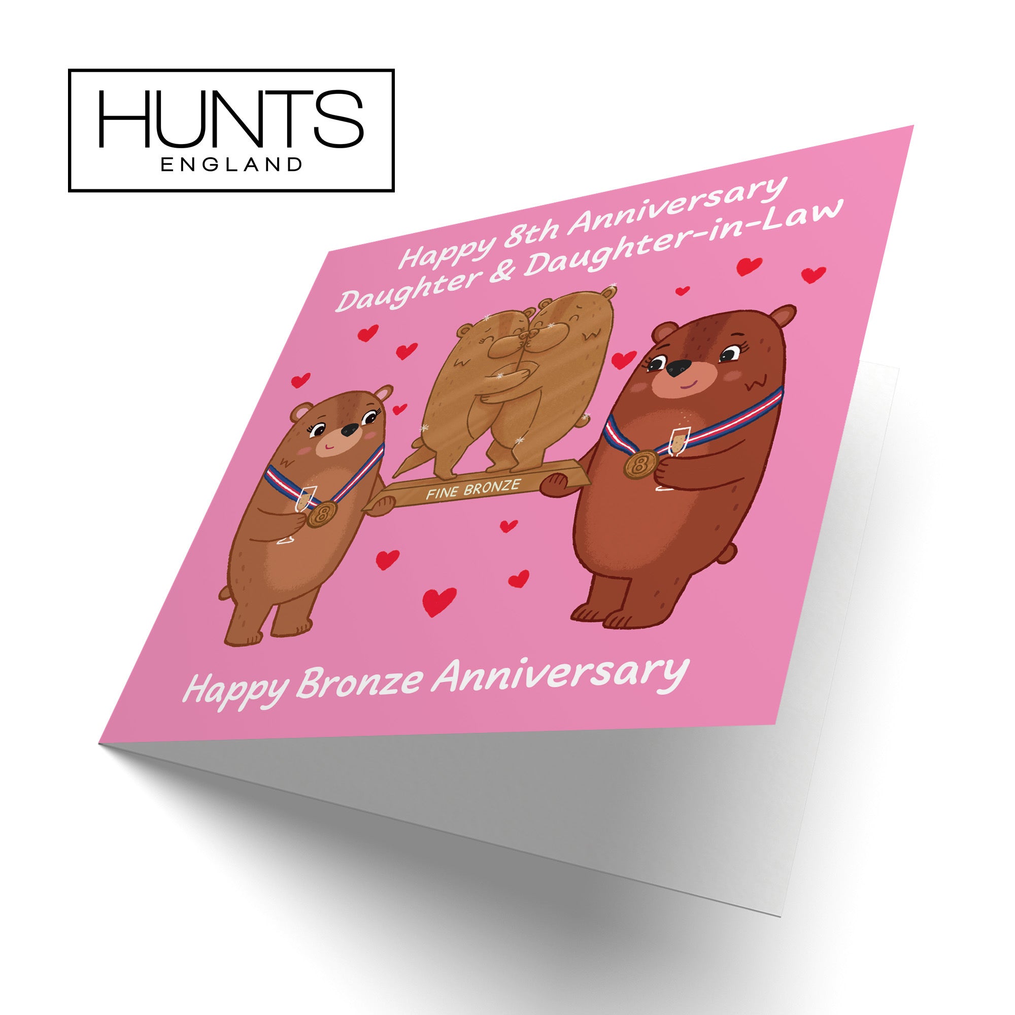 8th Daughter And Daughter In Law Anniversary Card Love Story - Default Title (B0DHW9B11M)