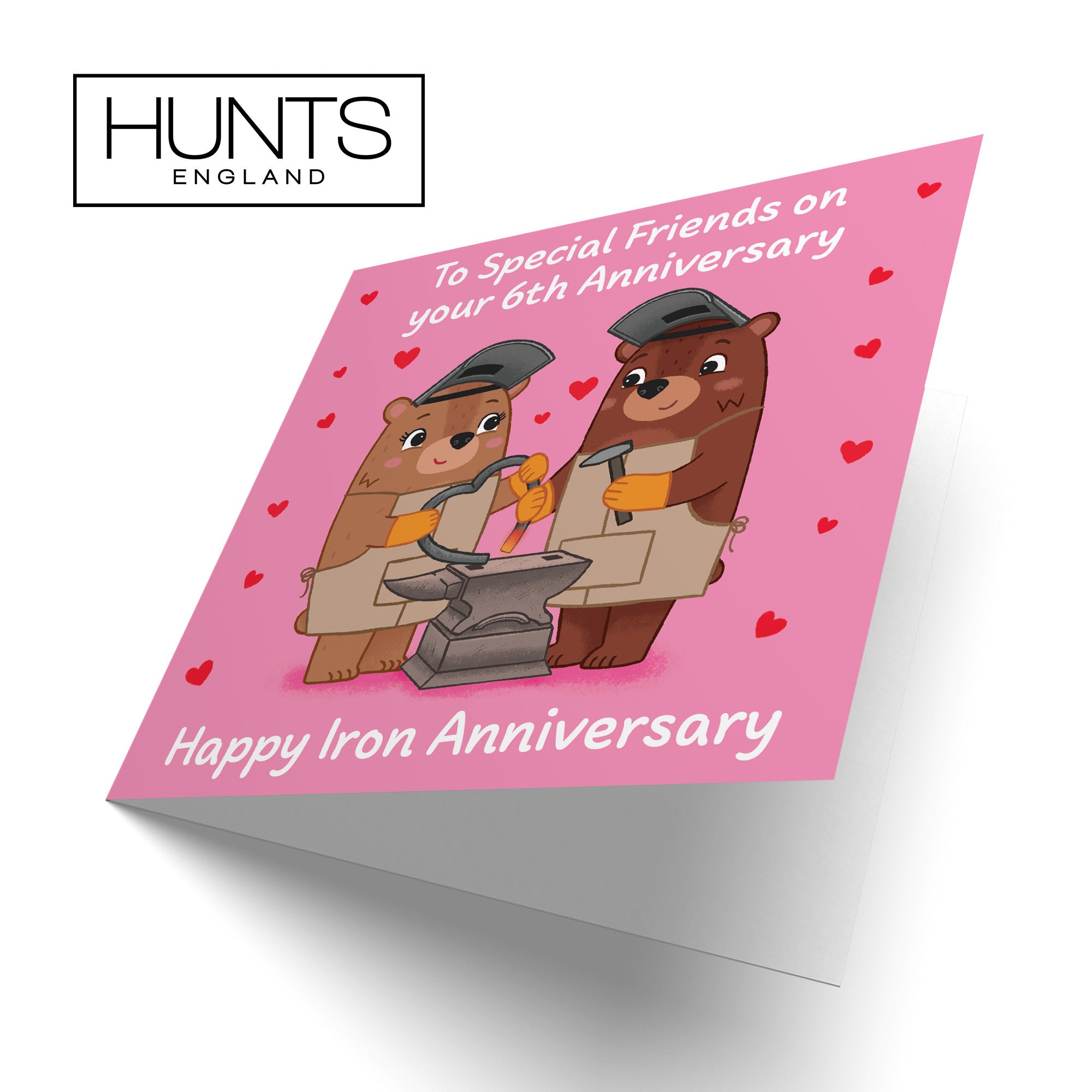 6th Special Friends Anniversary Card Love Story - Default Title (B0DHW9BZPT)