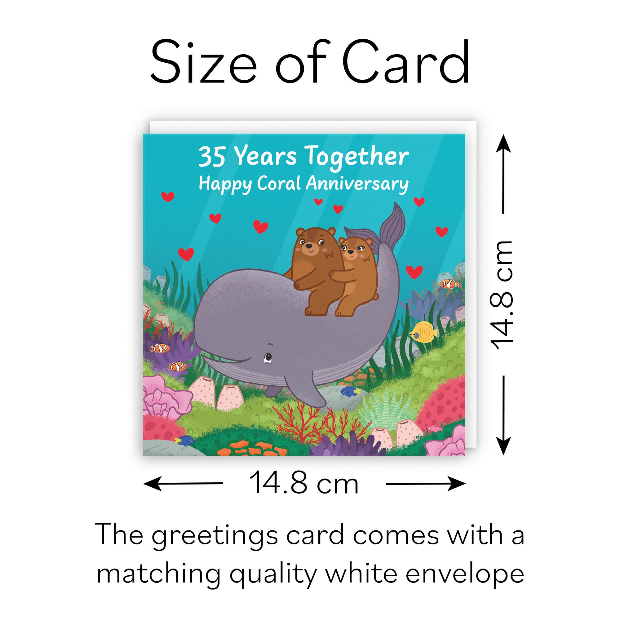 35th Anniversary Card Love Story - Default Title (B0DHW9D4ML)