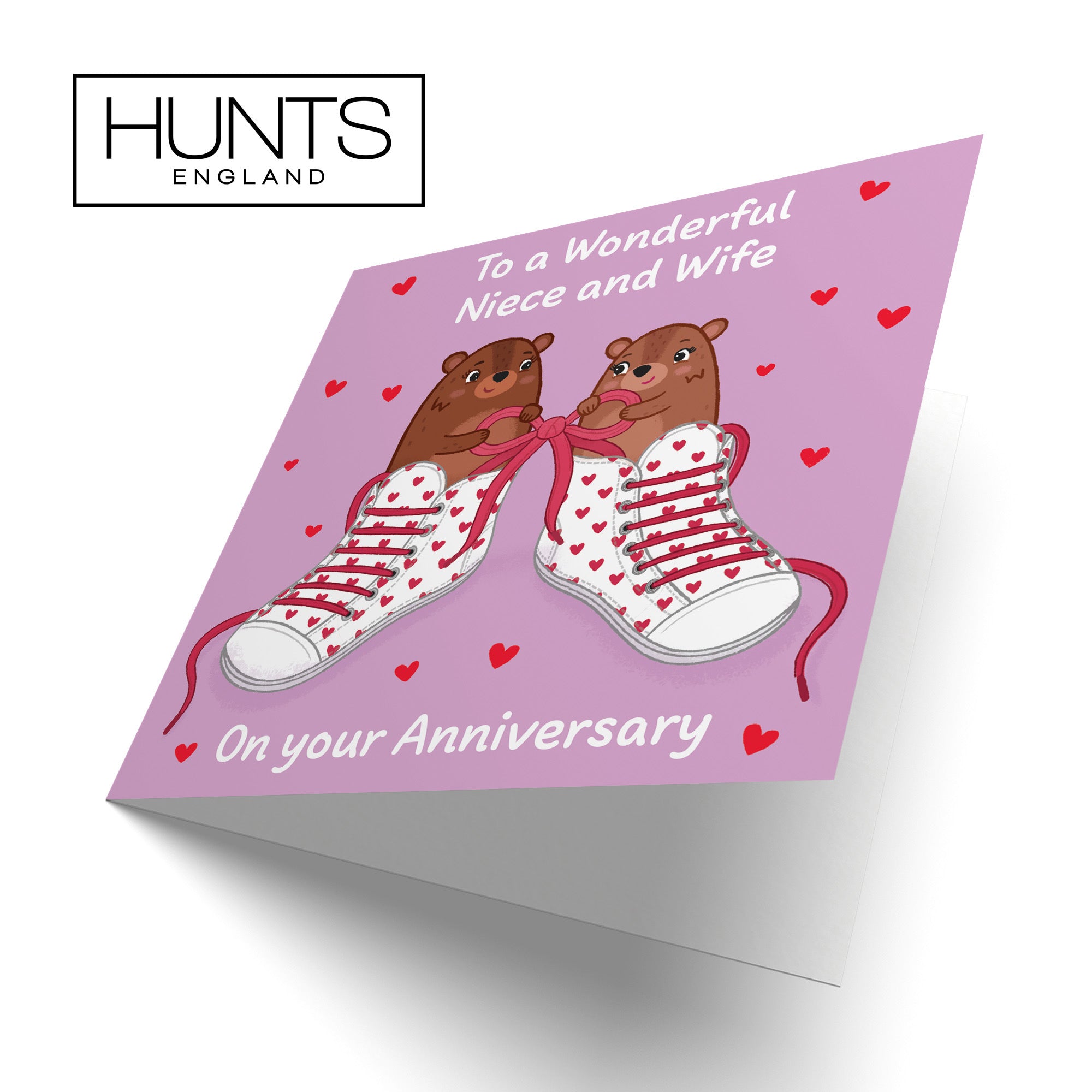 Niece And Wife Anniversary Card Laces Love Story - Default Title (B0DHW9FZ5Q)