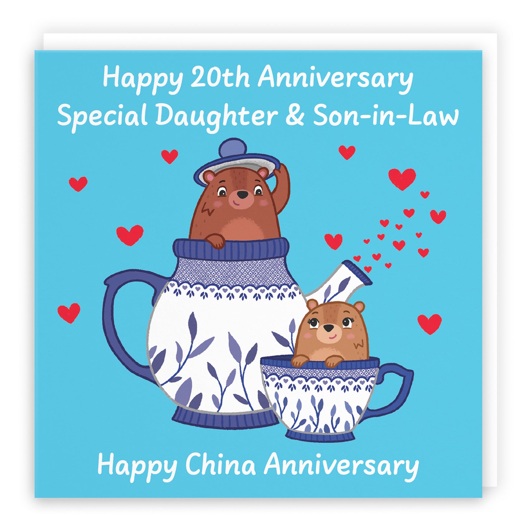 20th Daughter And Son In Law Anniversary Card Love Story - Default Title (B0DHW9HBK2)