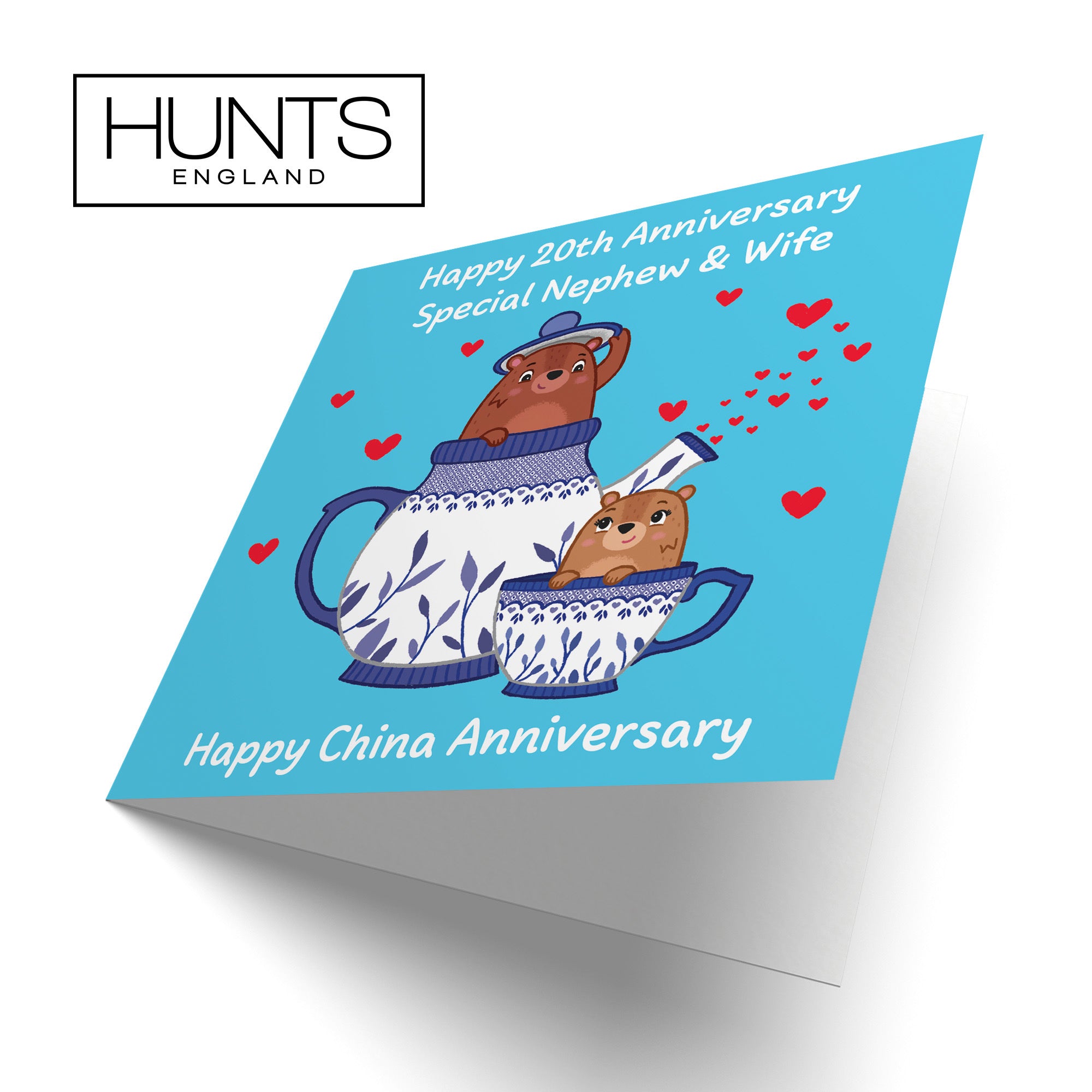 20th Nephew And Wife Anniversary Card Love Story - Default Title (B0DHW9N3YW)