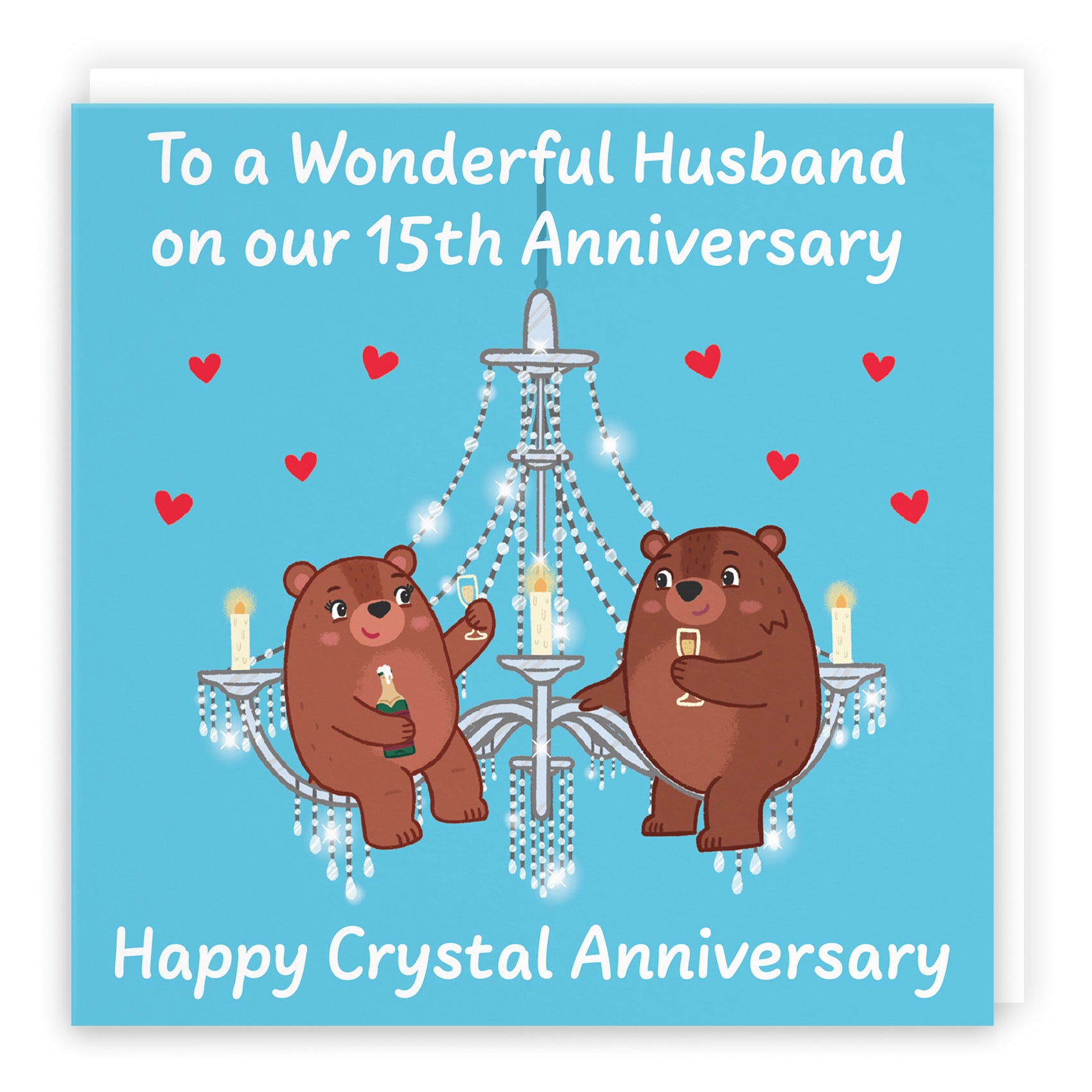 15th Husband Anniversary Card Love Story - Default Title (B0DHW9Q6YP)