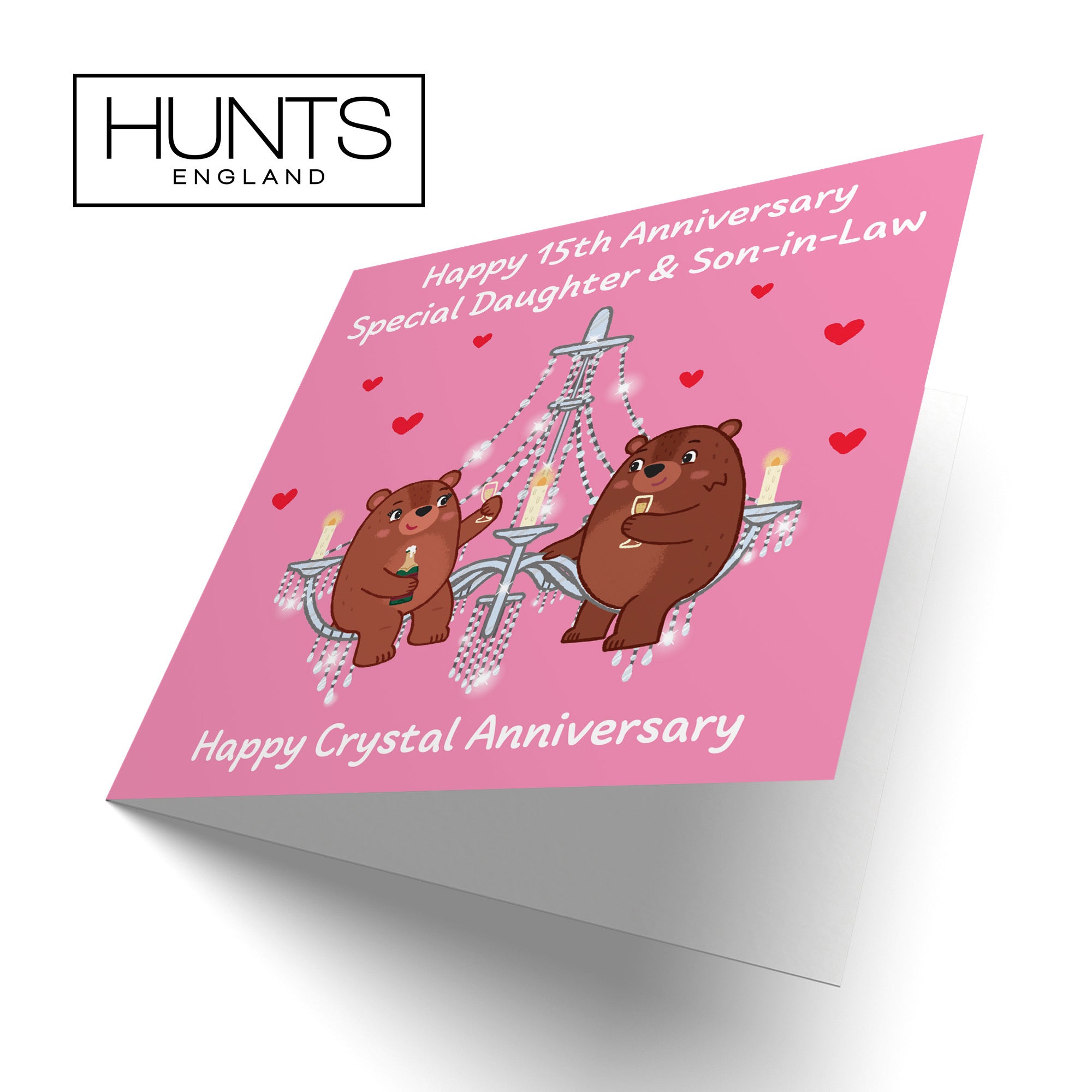 15th Daughter And Son In Law Anniversary Card Love Story - Default Title (B0DHW9Q9XY)