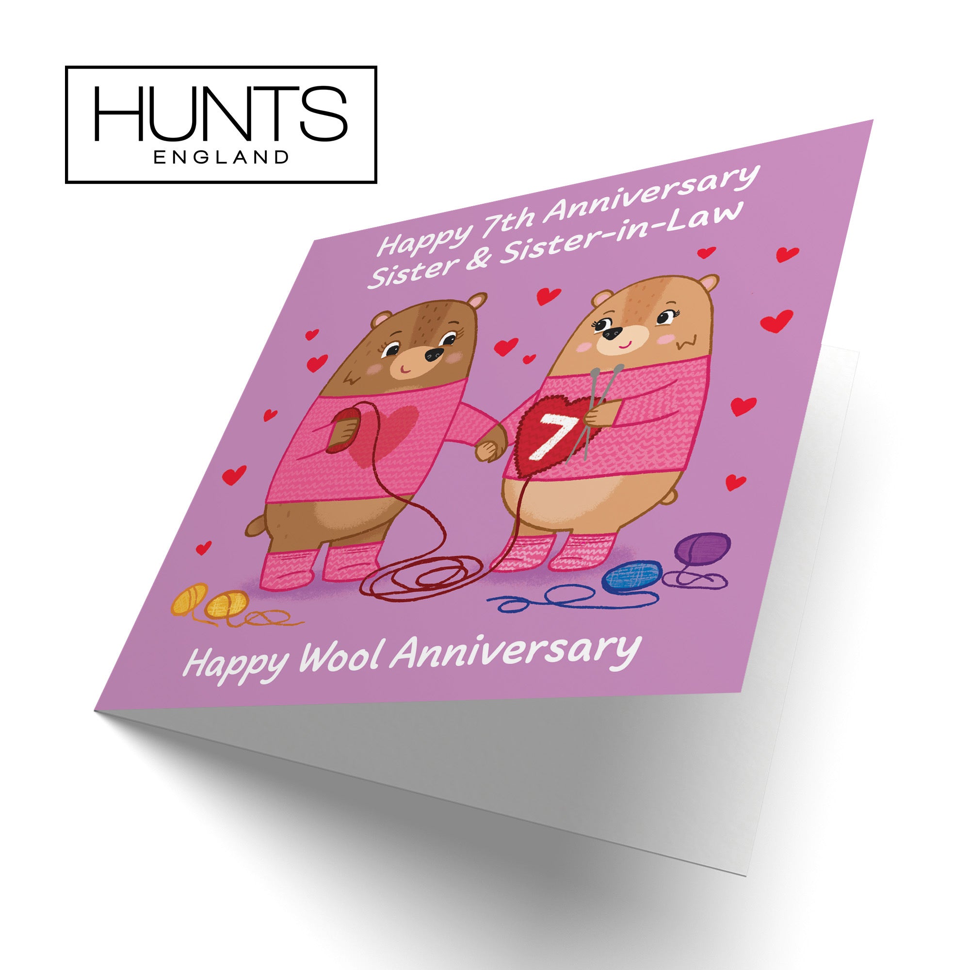 7th Sister And Sister In Law Anniversary Card Love Story - Default Title (B0DHW9QC4V)