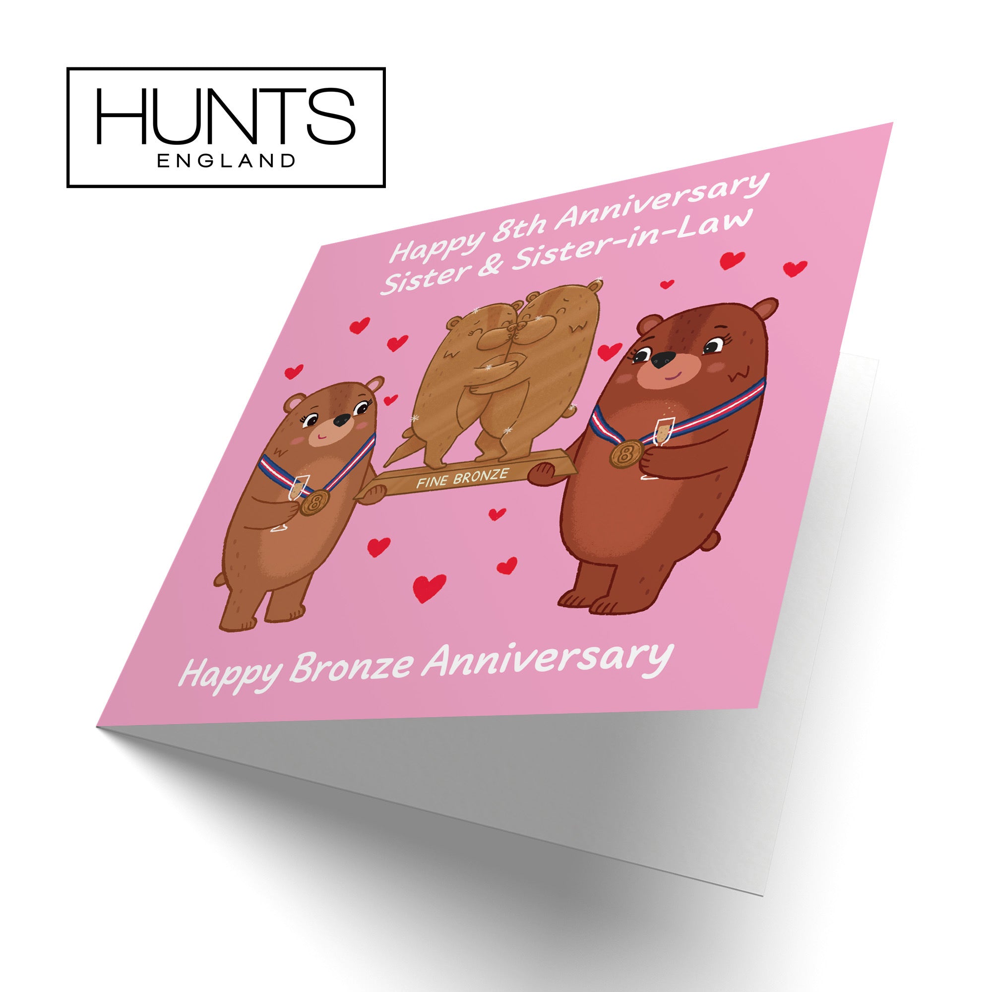 8th Sister And Sister In Law Anniversary Card Love Story - Default Title (B0DHW9S2WB)