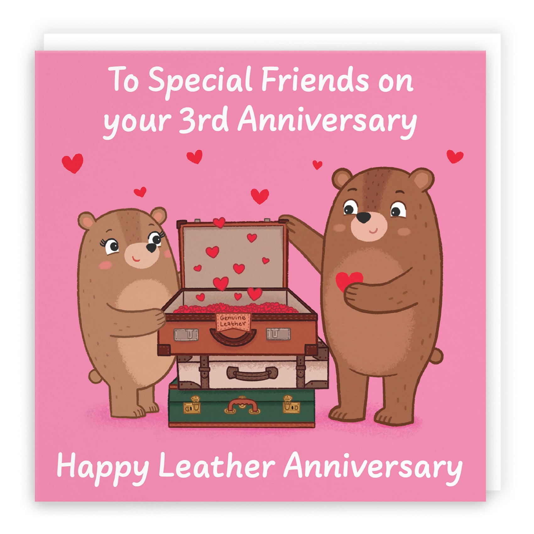 3rd Special Friends Anniversary Card Love Story - Default Title (B0DHW9SMTZ)