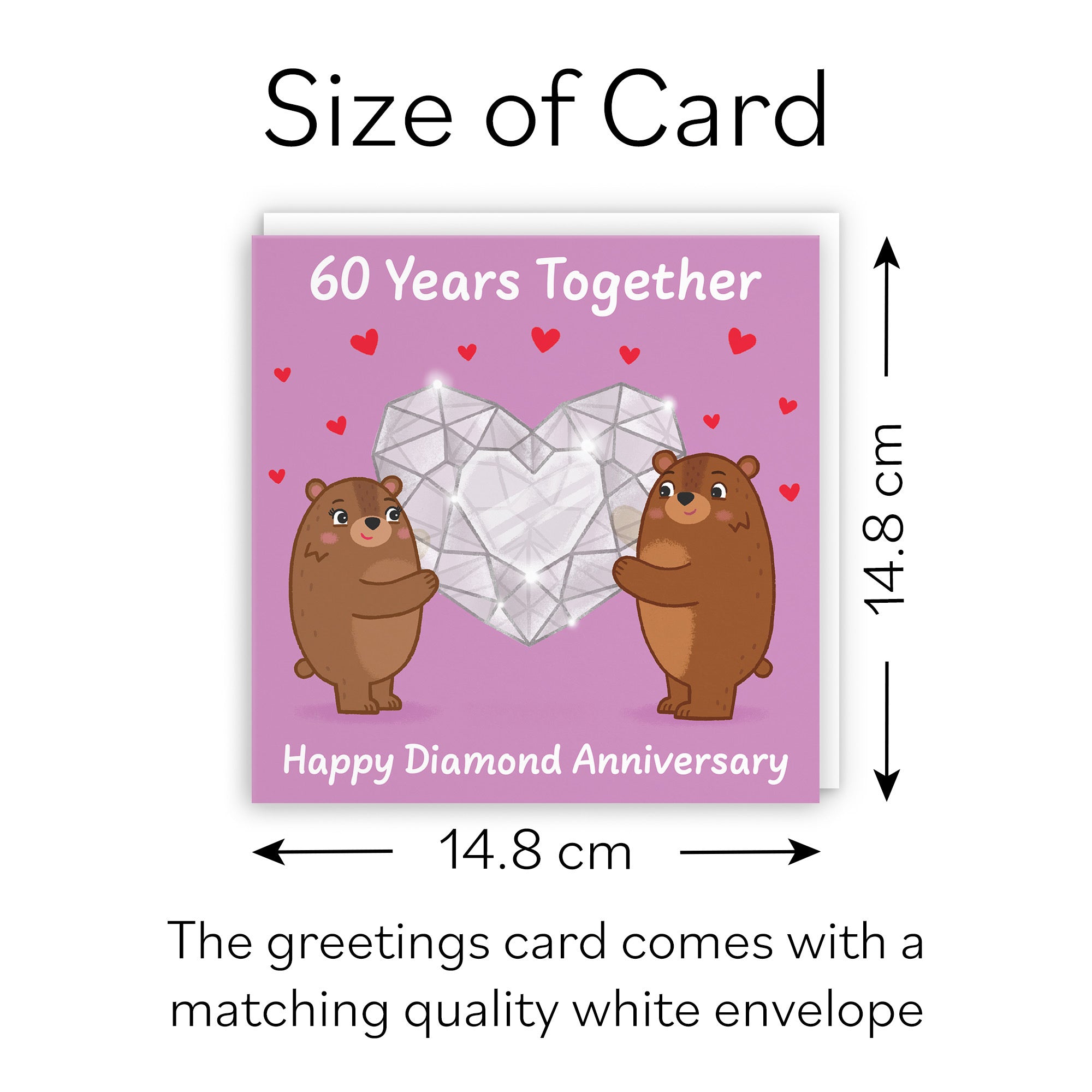 60th Anniversary Card Love Story - Default Title (B0DHW9T9H8)