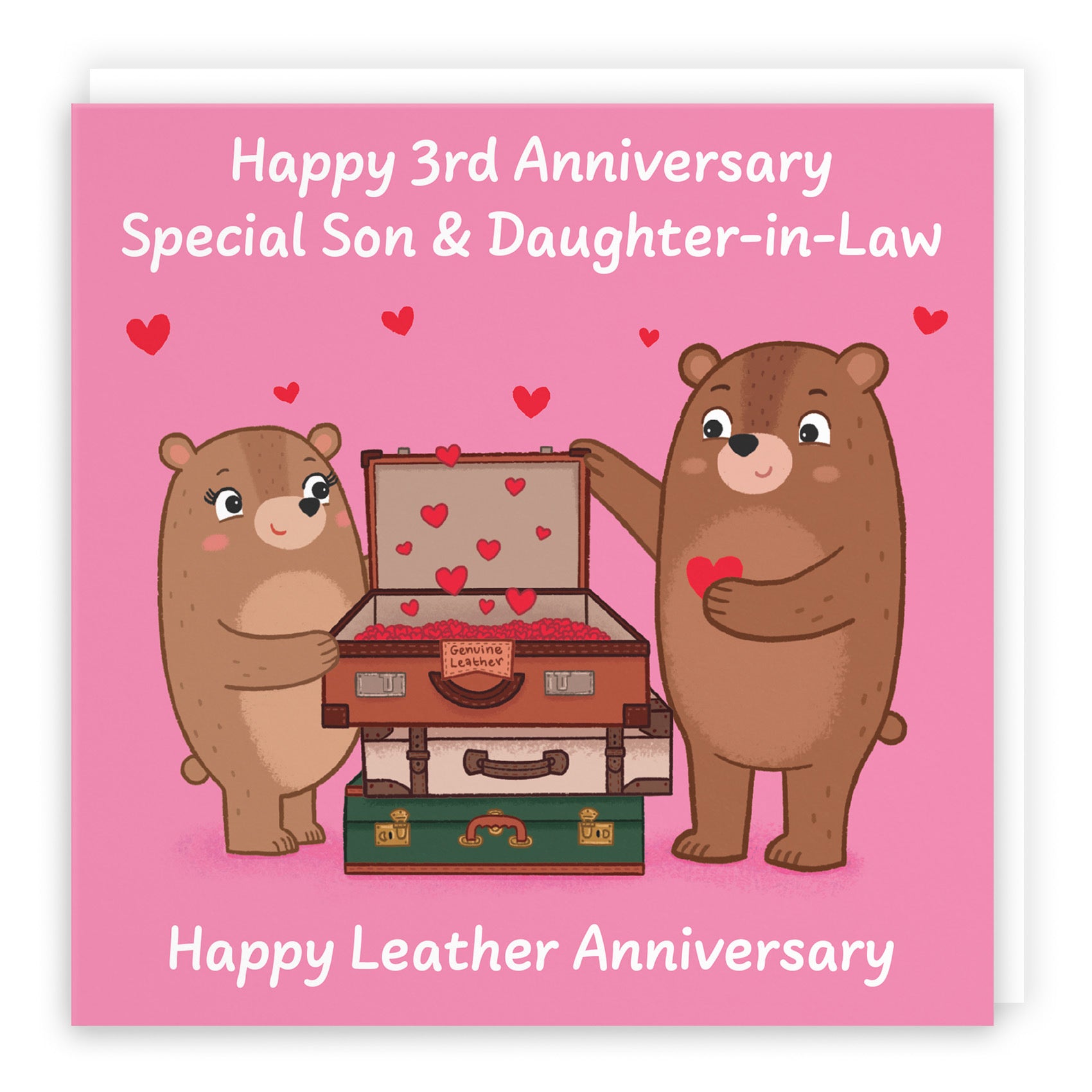 3rd Son And Daughter In Law Anniversary Card Love Story - Default Title (B0DHW9TF3Q)