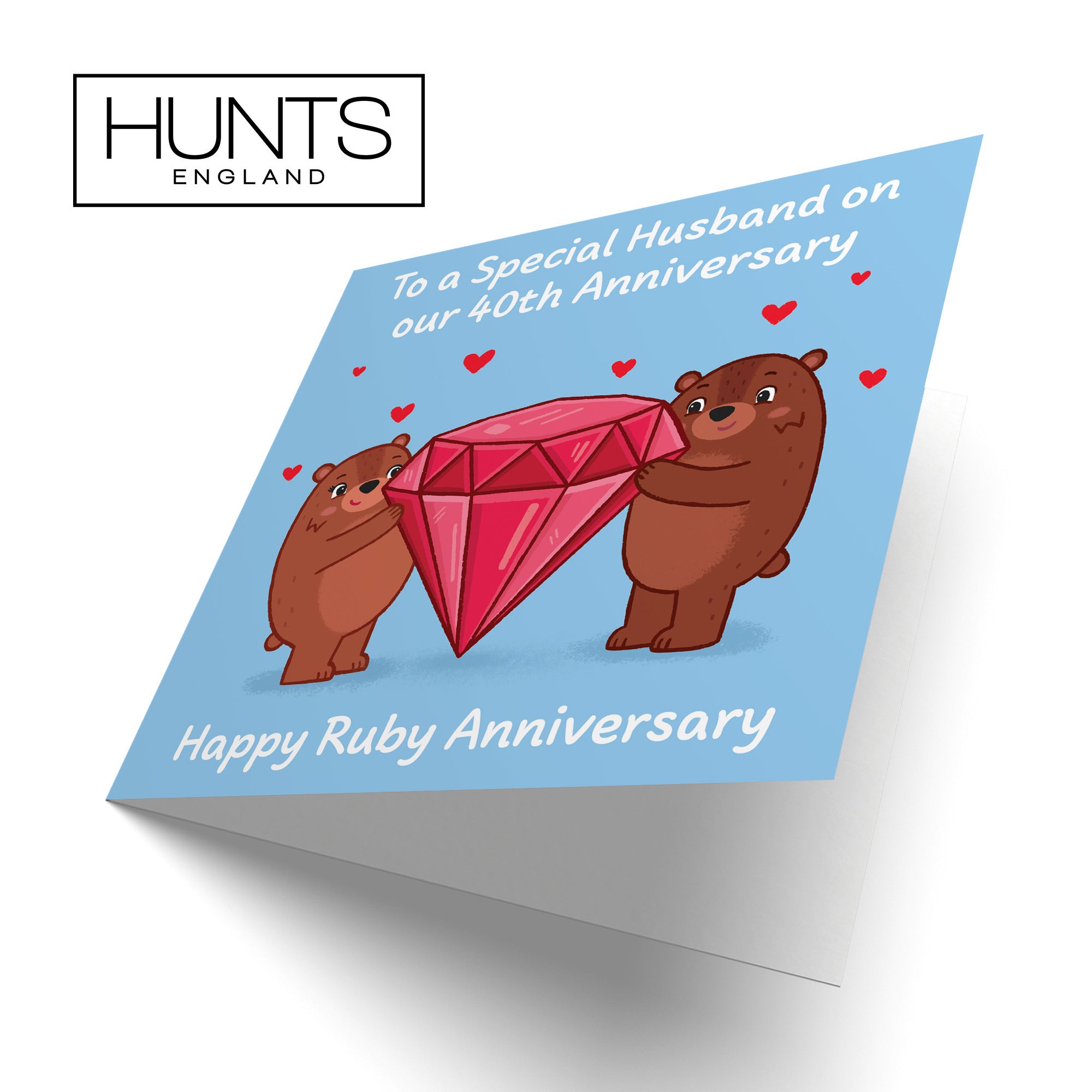 40th Husband Anniversary Card Love Story - Default Title (B0DHW9TV92)