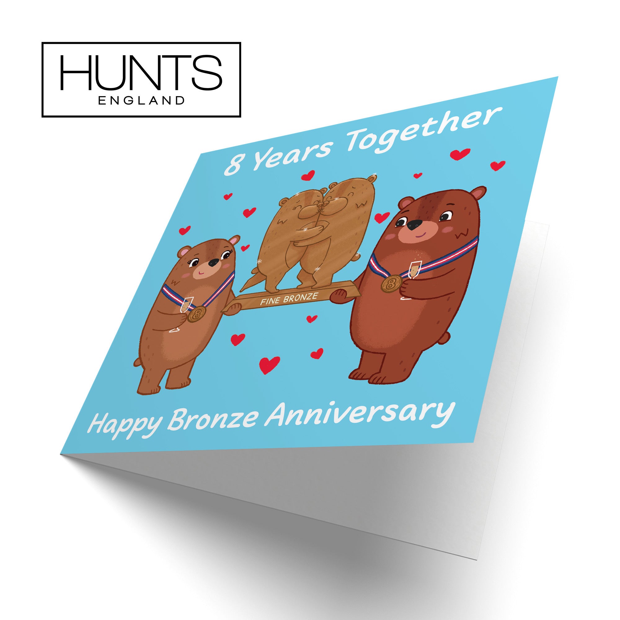 8th Anniversary Card Love Story - Default Title (B0DHW9VGKP)