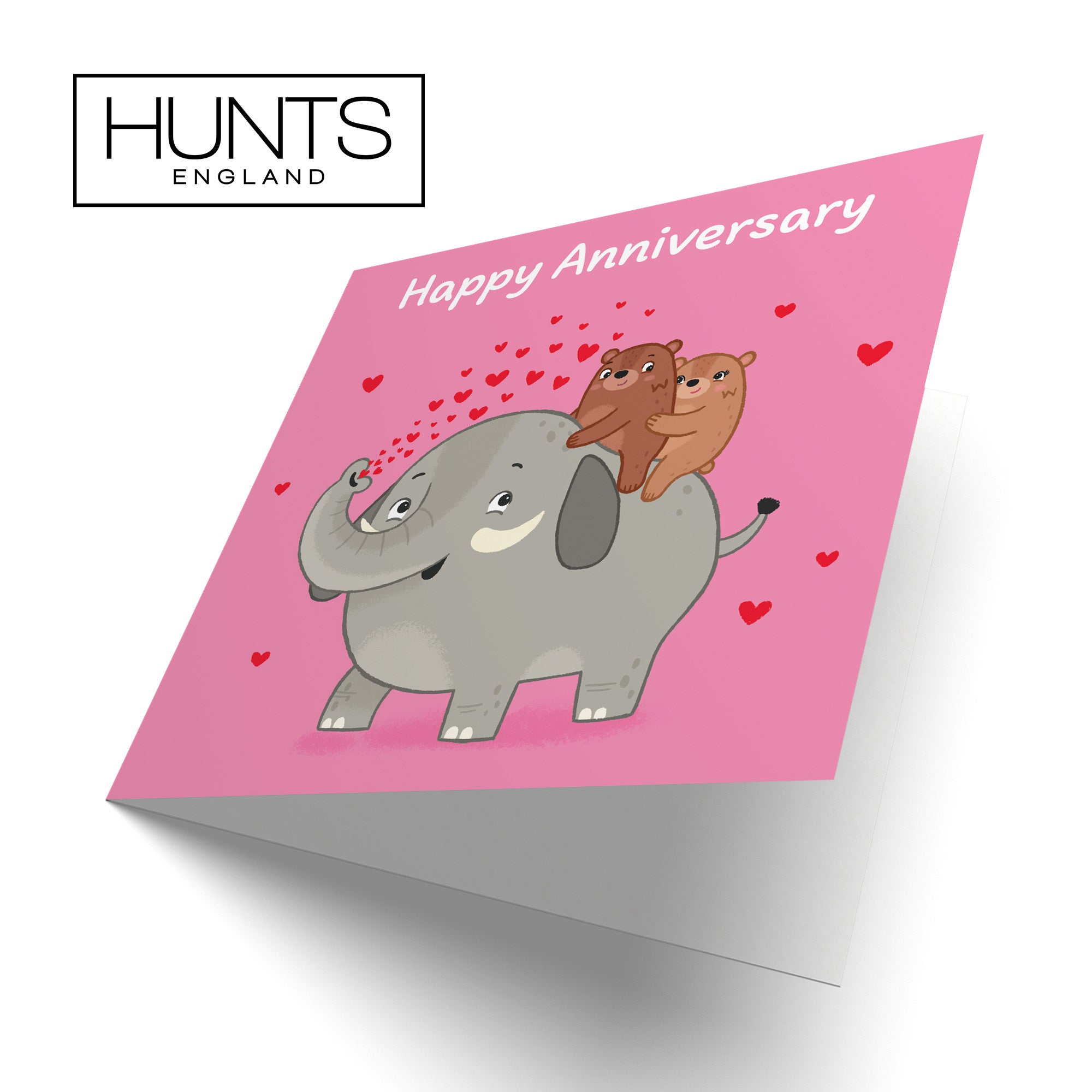 Elephant Love Anniversary Card Love Story - Default Title (B0DHW9Z6J1)