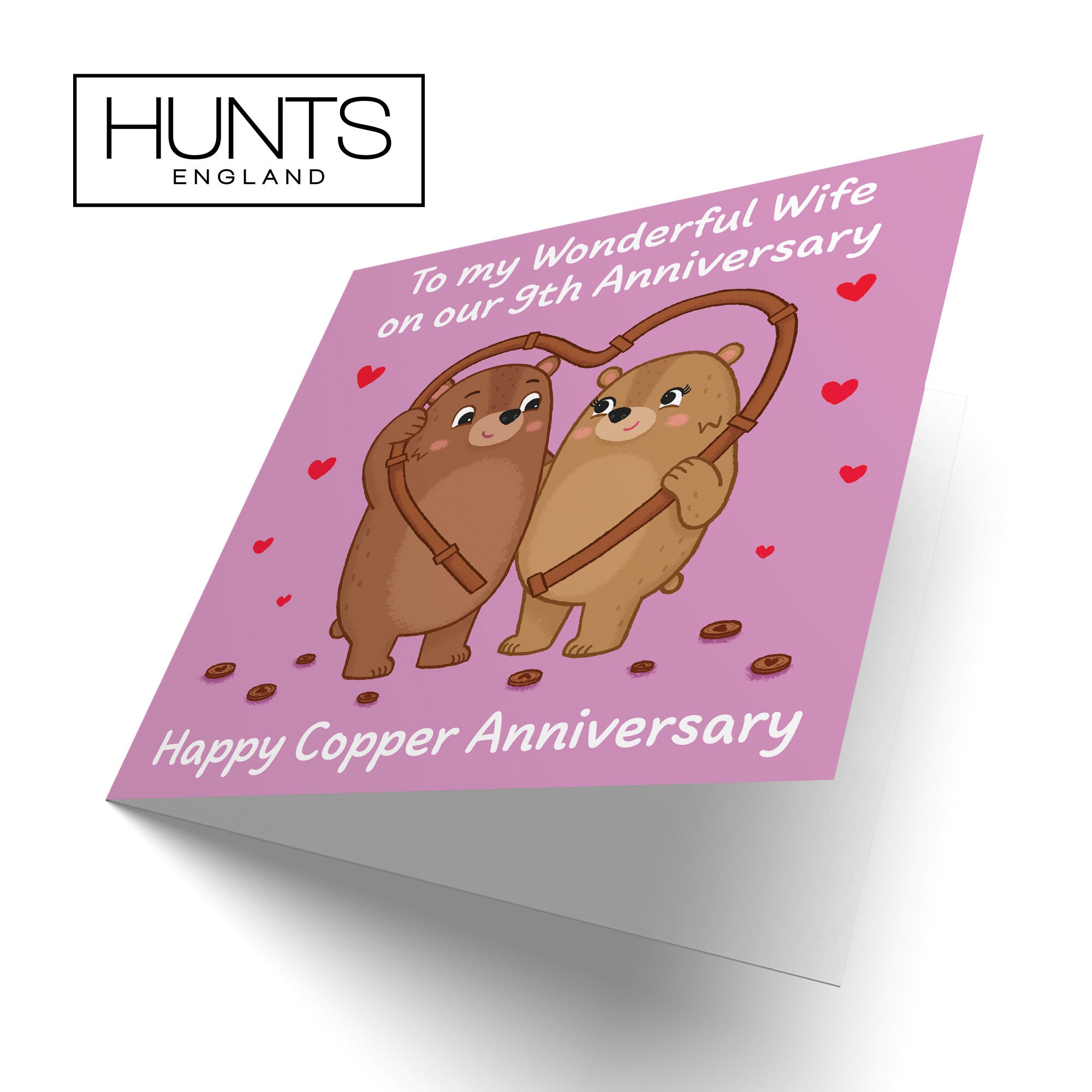 9th Wife Anniversary Card Love Story - Default Title (B0DHWB2J51)