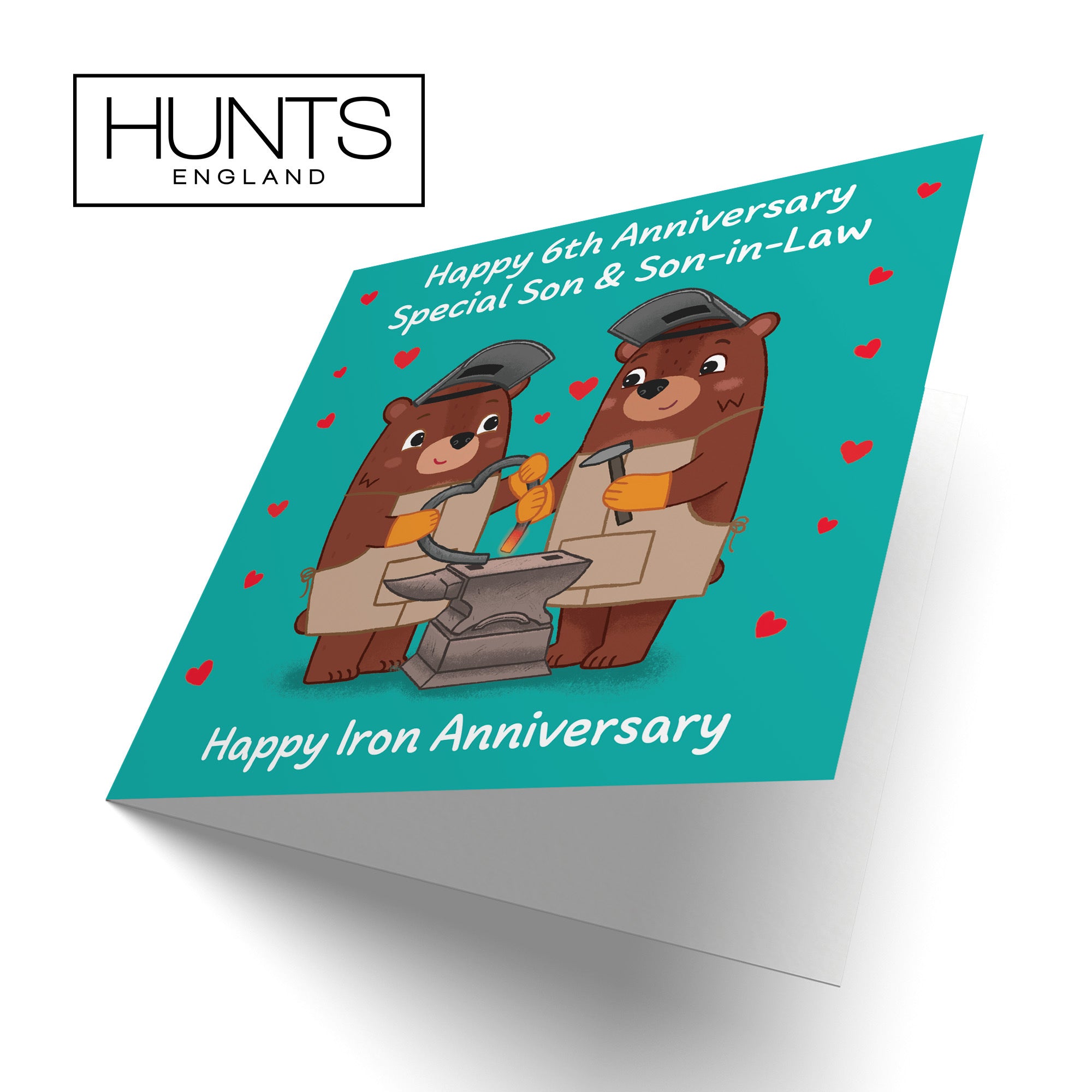 6th Son And Son In Law Anniversary Card Love Story - Default Title (B0DHWB48D6)